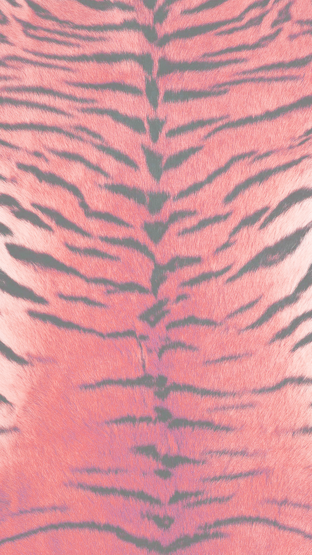 Fur pattern tiger Red iPhone7 Plus Wallpaper