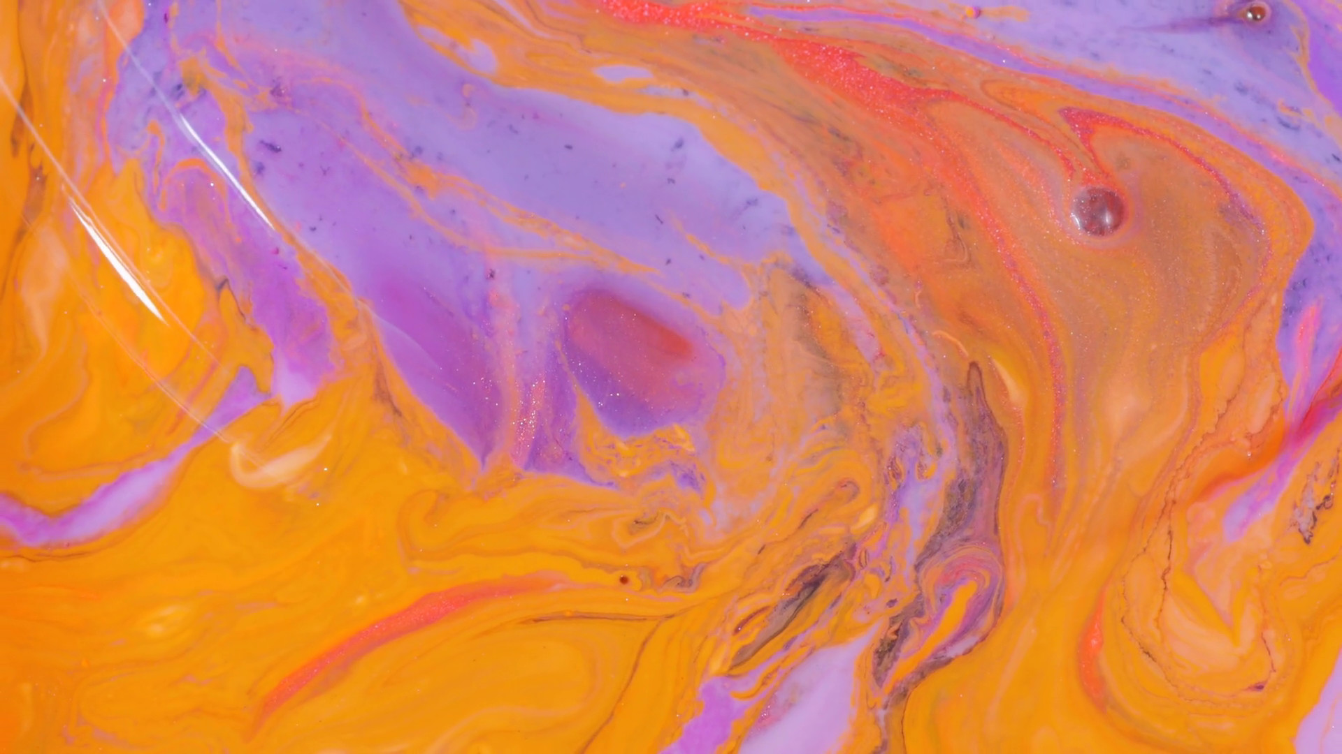 Universe Of Color Concept Macro Red White Purple Magenta And Orange Vibrant Wallpaper Moving Surface Human Body Oil Surface Colorful Bubbles Dissolving In