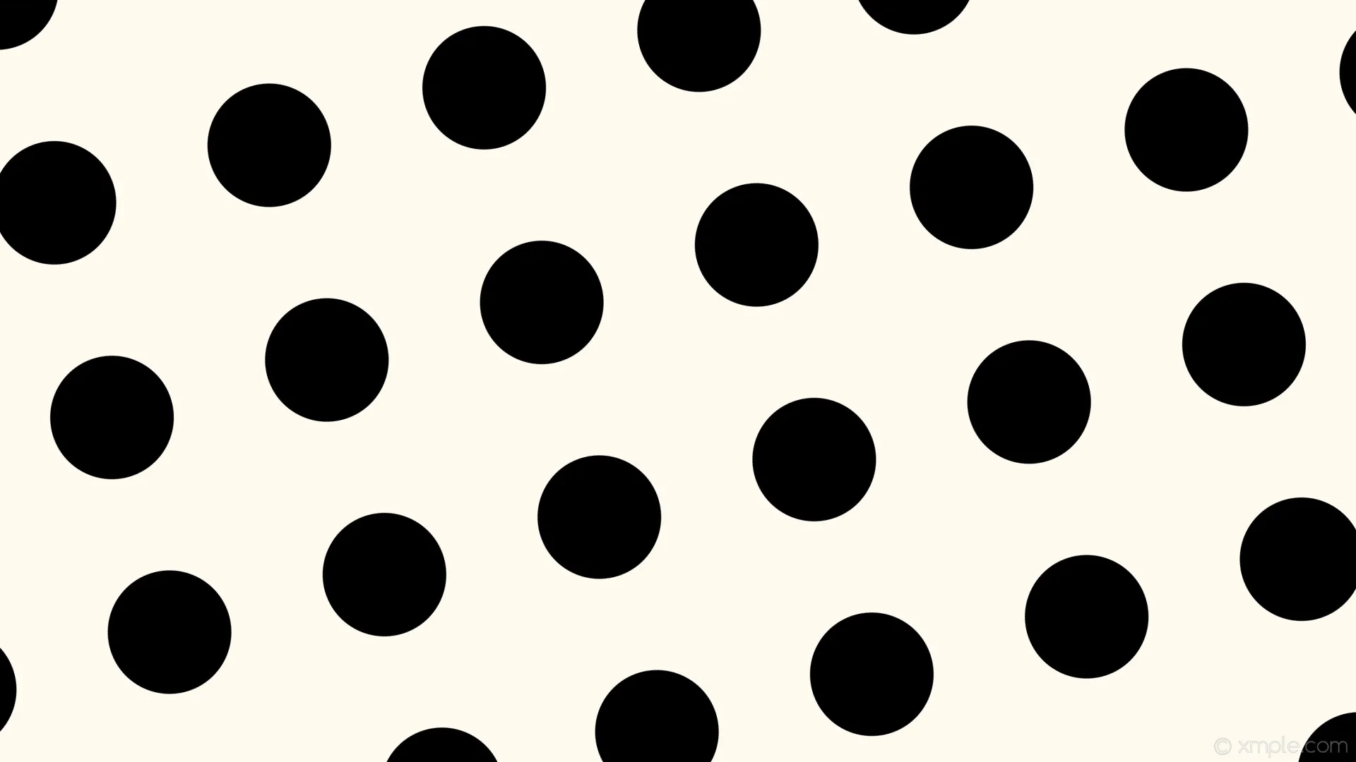 wallpaper polka dots black white spots floral white #fffaf0 #000000 195Â°  175px 315px
