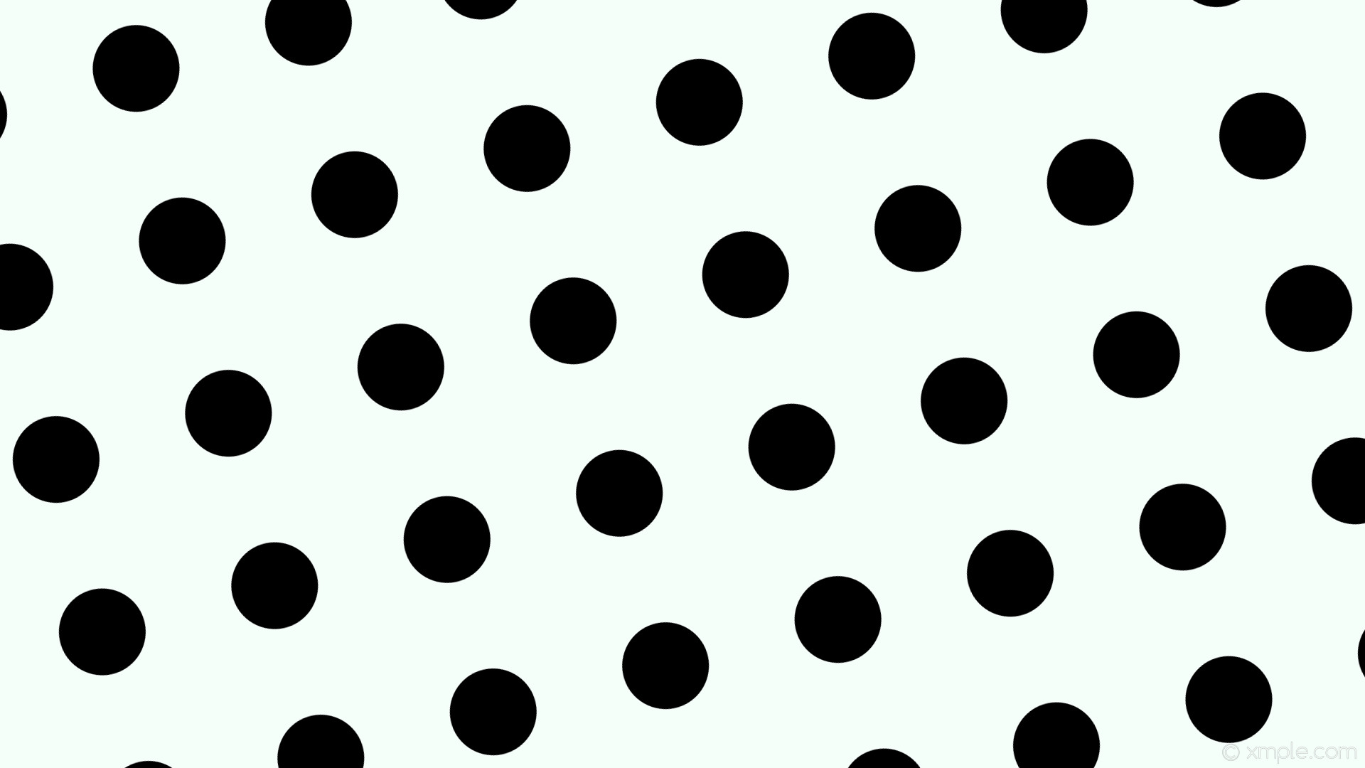 wallpaper black polka dots white spots mint cream #f5fffa #000000 15Â° 122px  251px