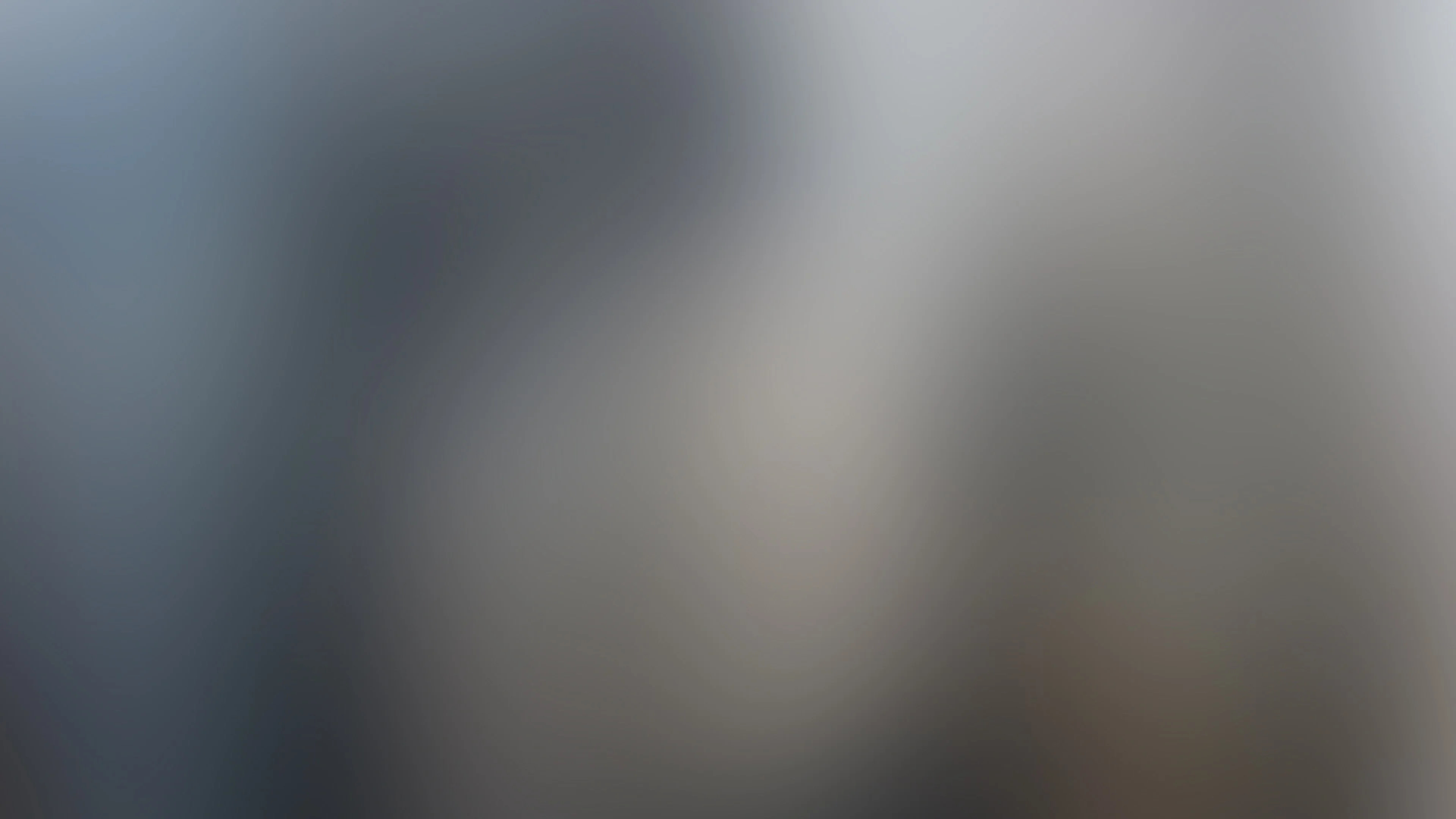 Preview wallpaper gray, white, spots, abstraction, faded 3840×2160