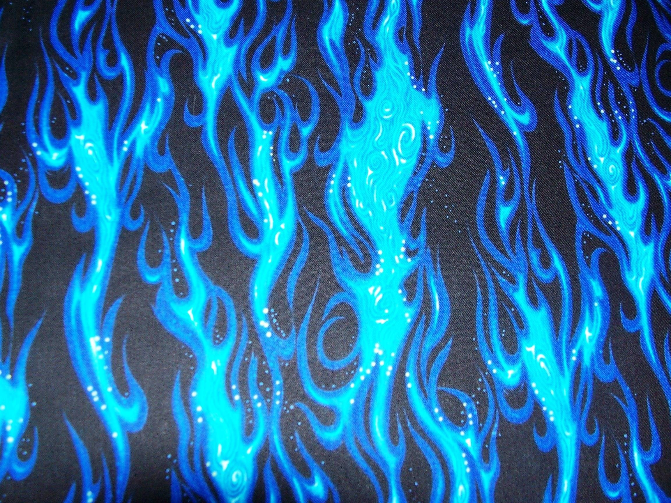 Blue fire wallpaper hd backgrounds desktop