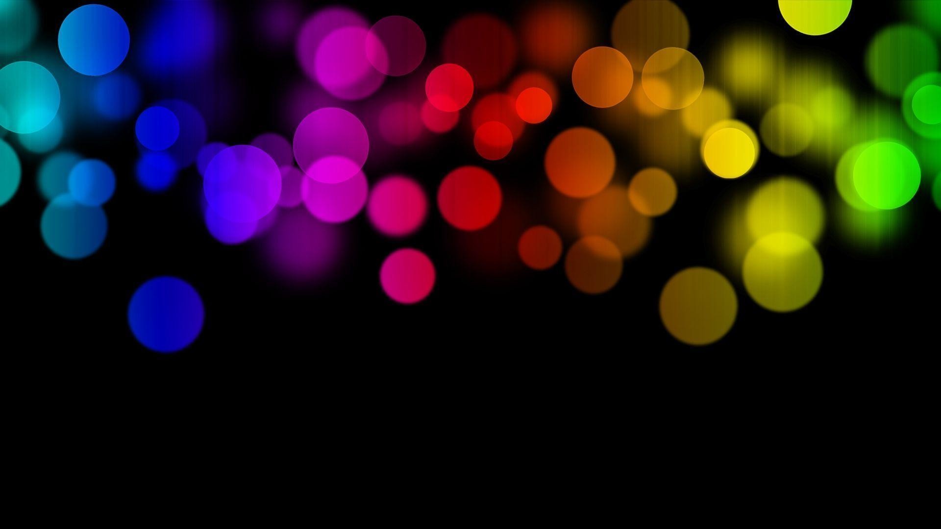 Circles Glare Bright Colored wallpaper #