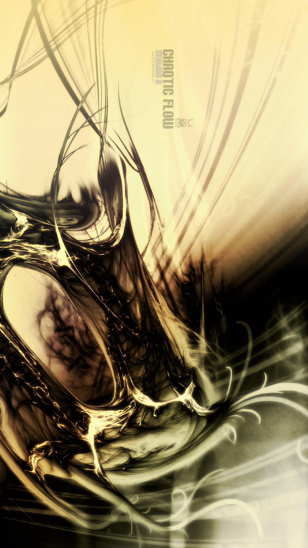 Champagne gold abstract iPhone wallpaper