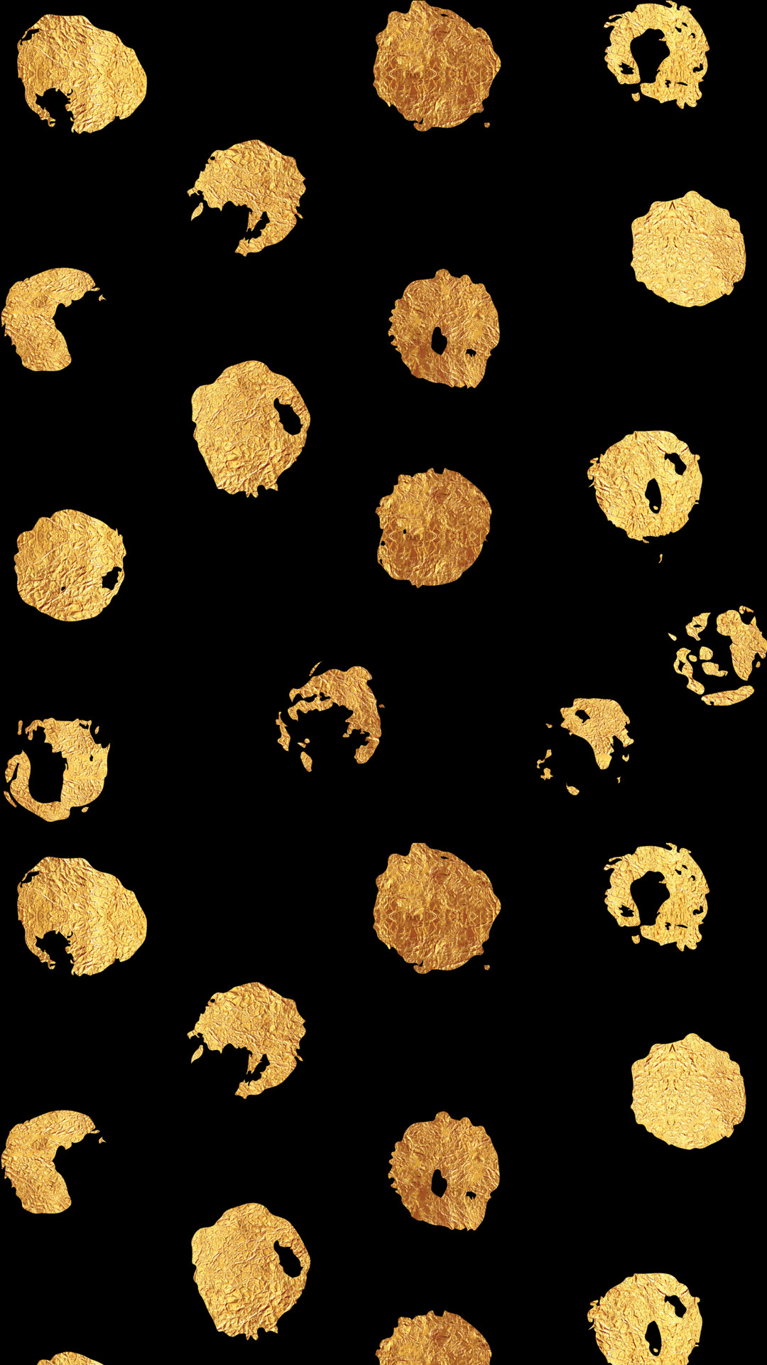 Click to download Black with Gold Foil Phone Wallpaper