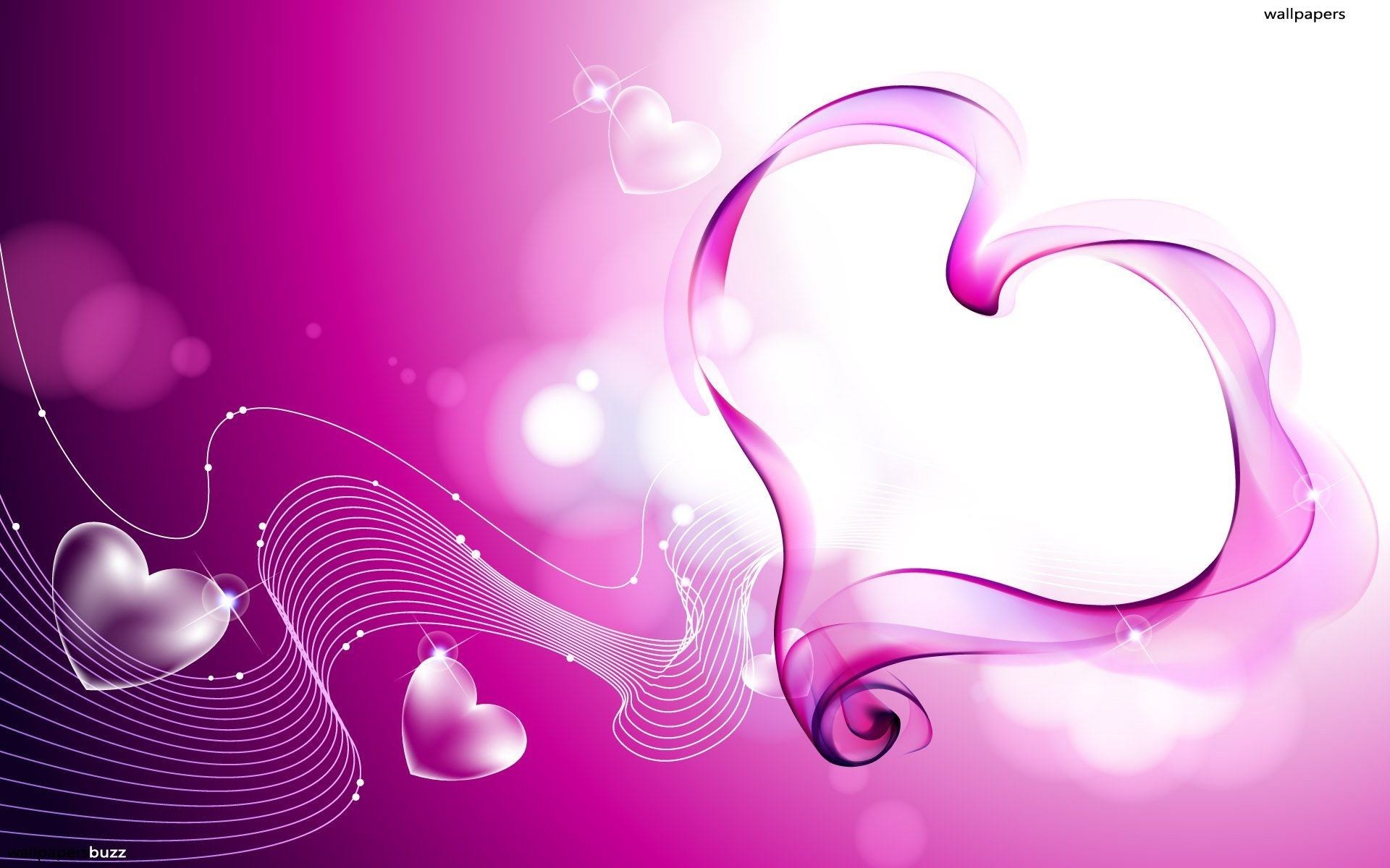 Wallpapers Backgrounds – heart pink abstract background fantasy valantines  wallpaper
