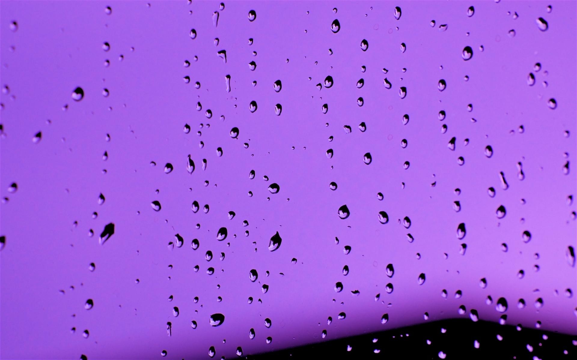 Drops on Purple wallpaper