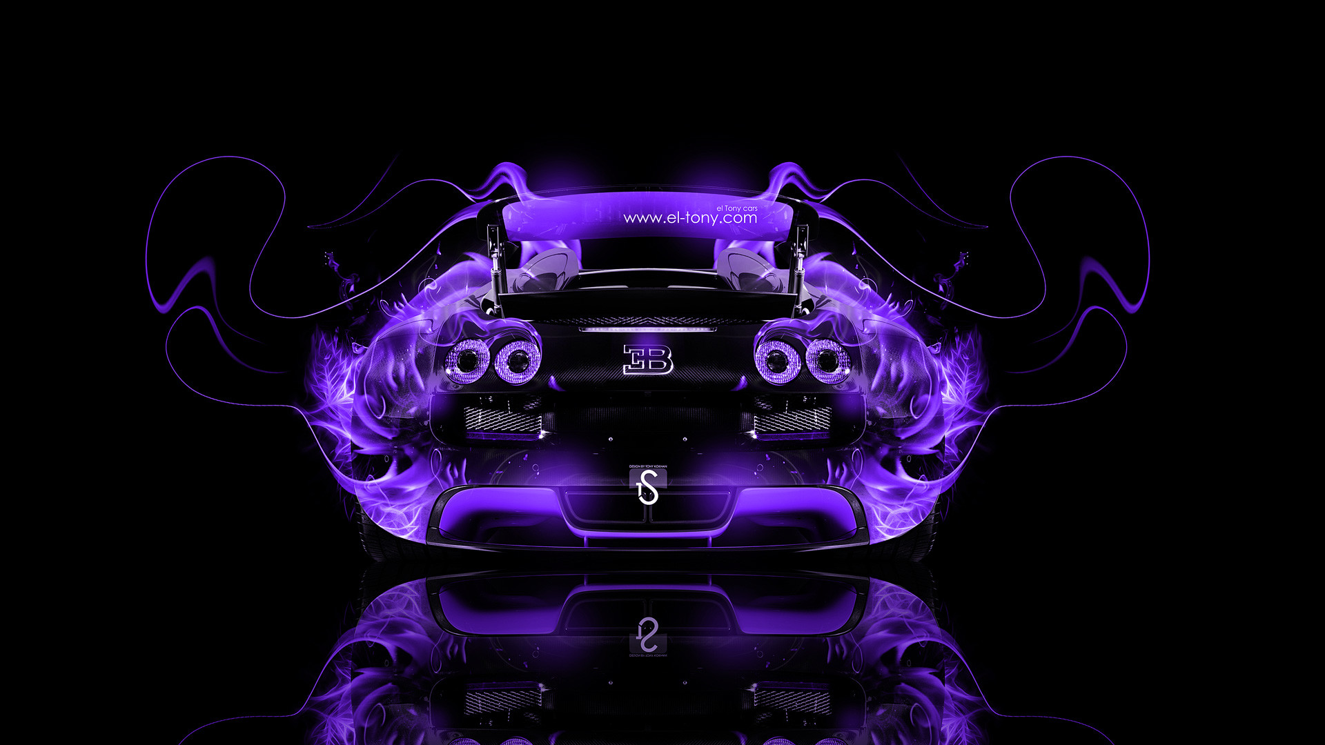 Bugatti Veyron Back Fire Abstract Car 2014. bugatti veyron wallpapers