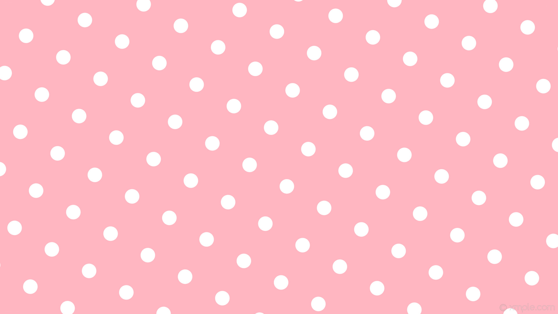 wallpaper pink polka dots spots white light pink #ffb6c1 #ffffff 60Â° 50px  148px