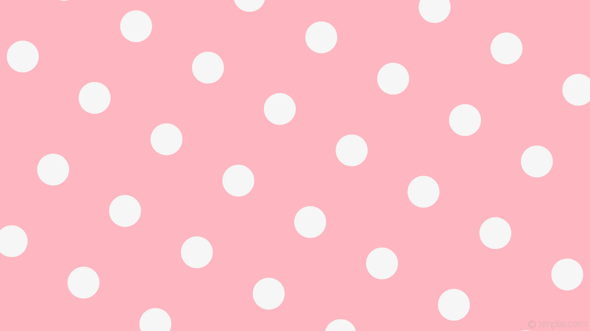 wallpaper pink polka dots white spots light pink white smoke #ffb6c1  #f5f5f5 240Â°
