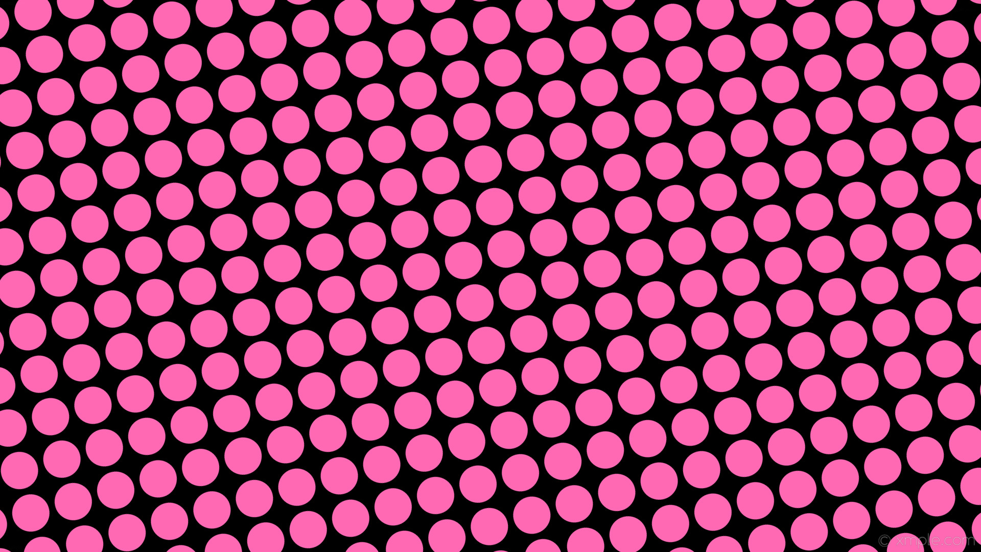 Wallpaper pink spots black polka dots hot pink #ff69b4 285 73px 86px