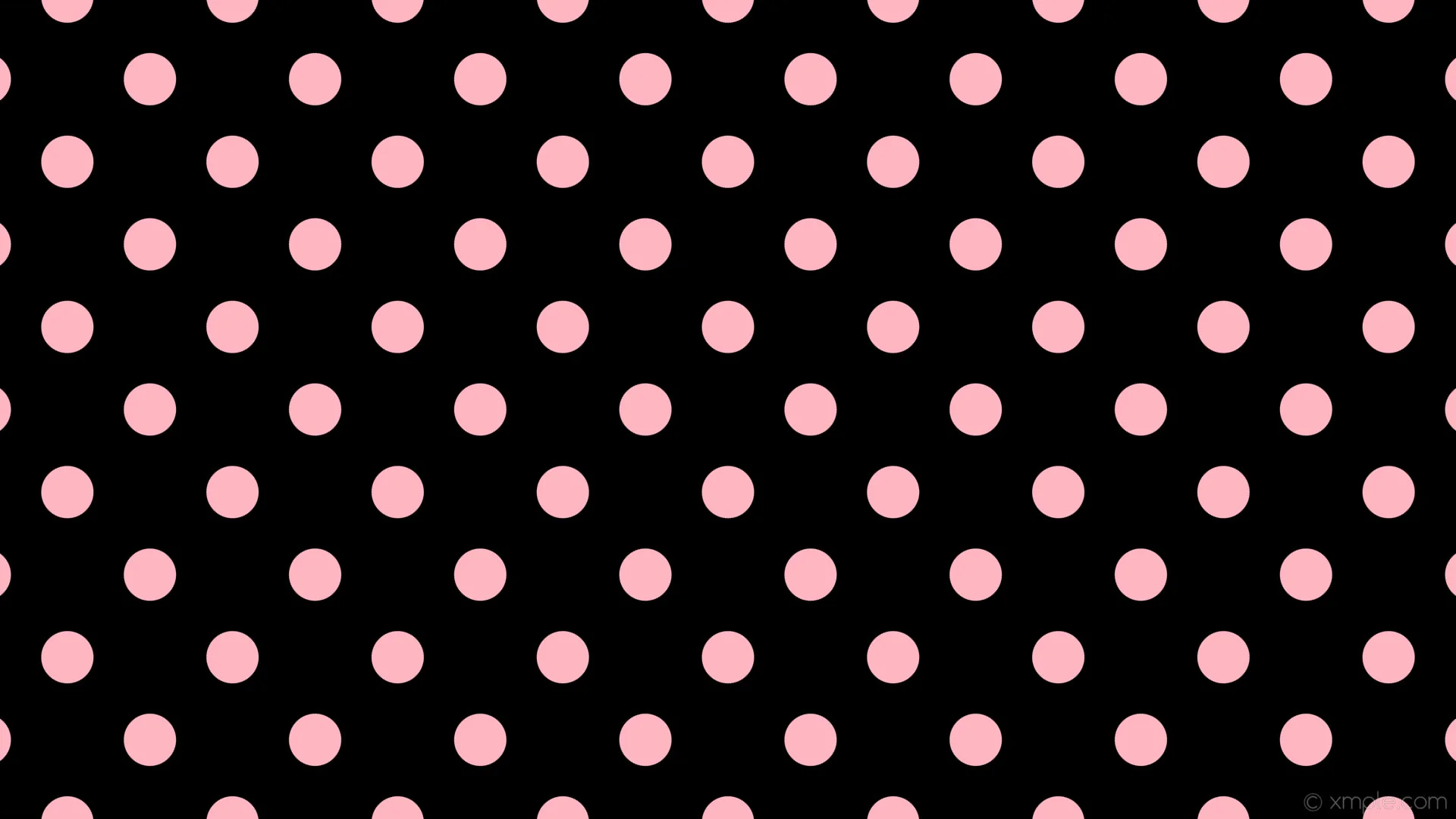Wallpaper spots black pink polka dots light pink #ffb6c1 45 69px 154px