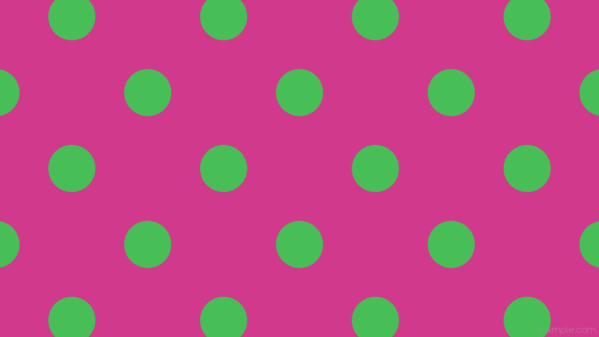wallpaper pink green polka dots spots #d13a8c #48be56 315Â° 151px 344px