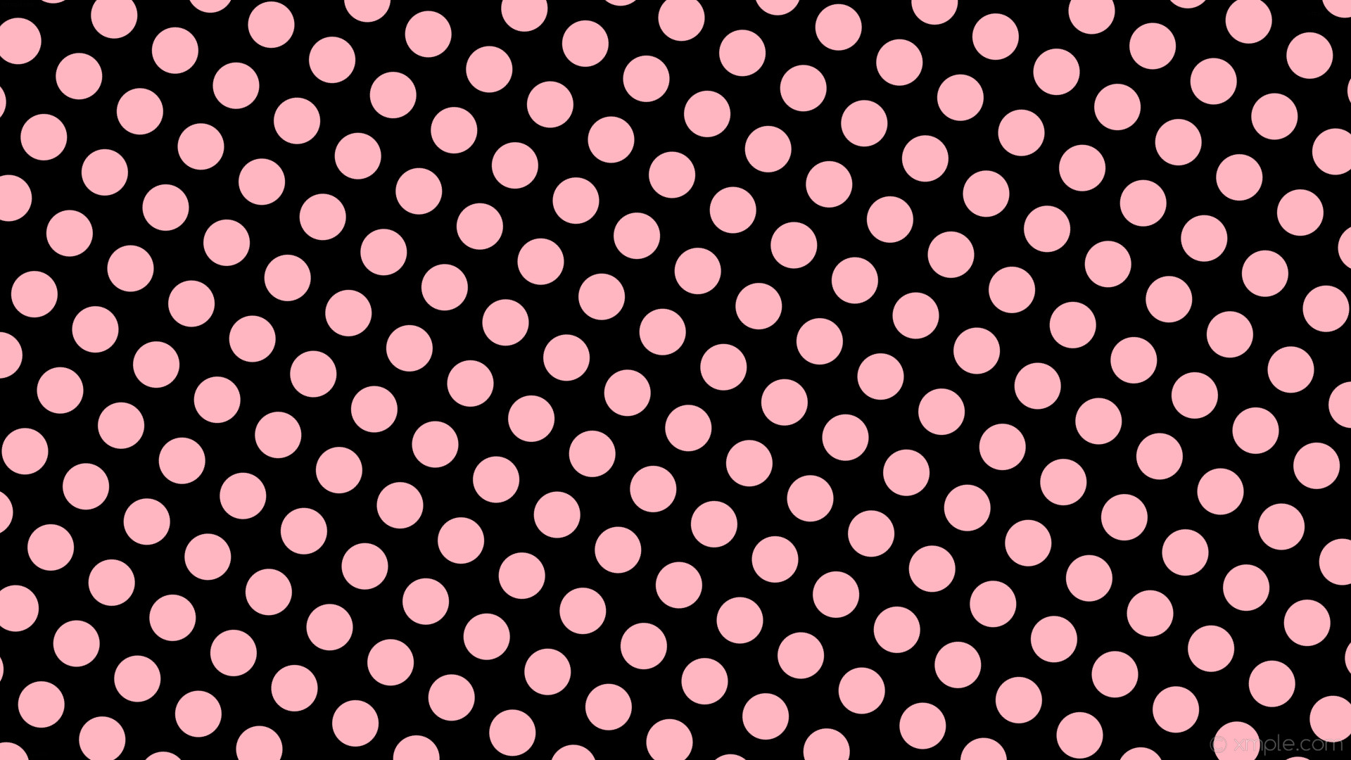 Wallpaper spots black pink polka dots light pink #ffb6c1 330 66px 100px