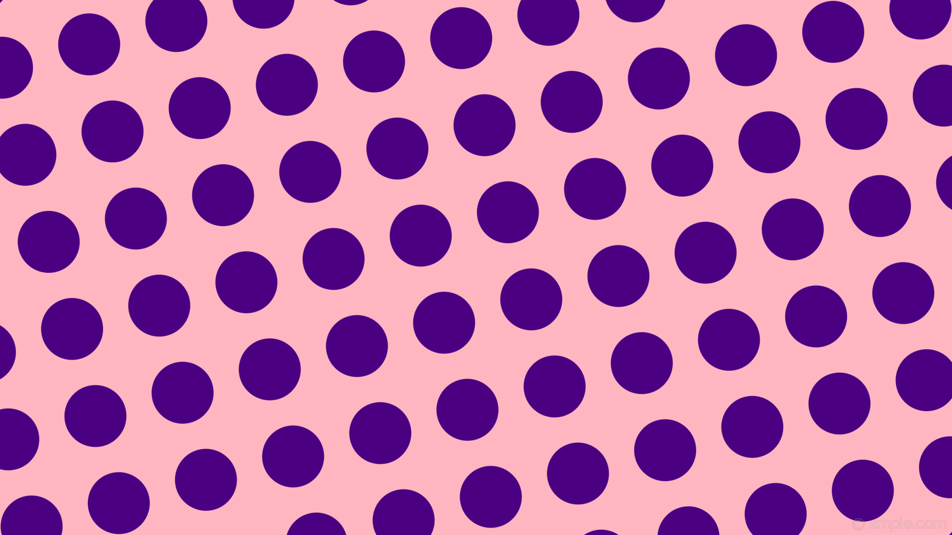 wallpaper pink polka dots spots purple light pink indigo #ffb6c1 #4b0082  285Â° 125px