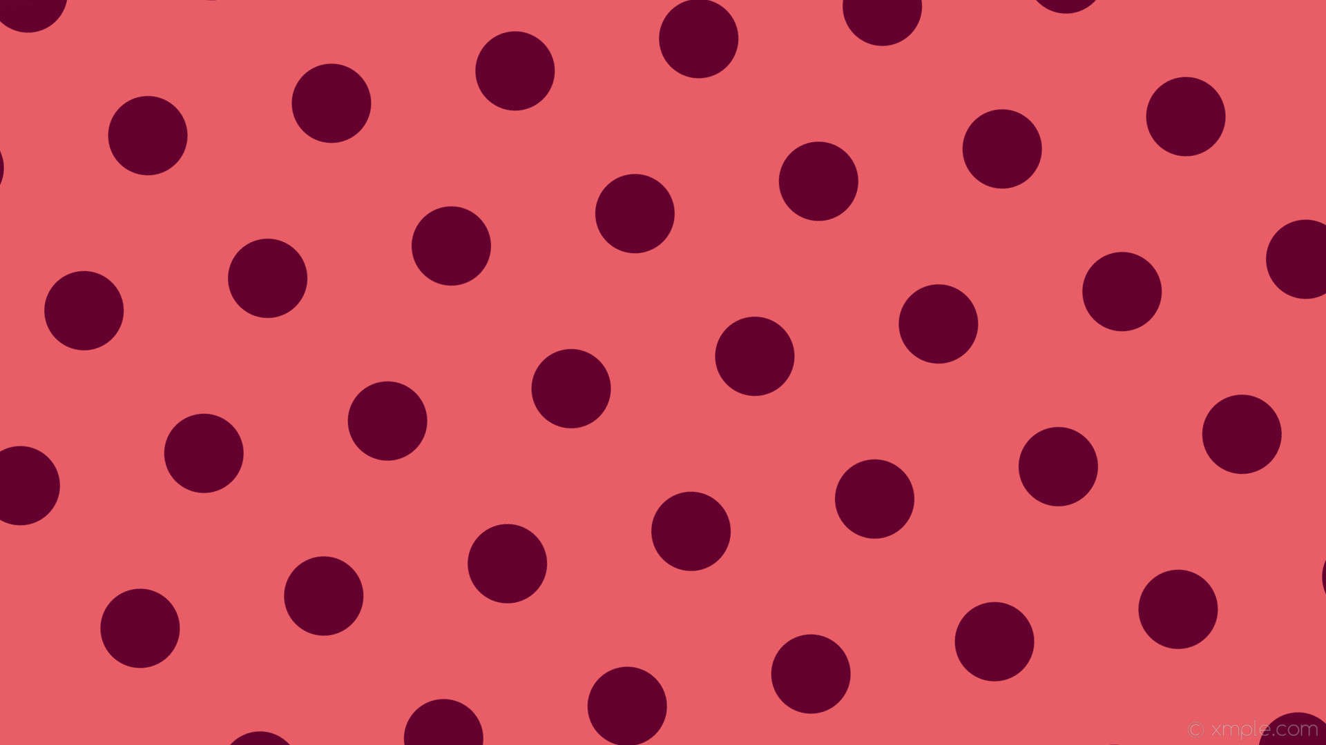 Wallpaper red pink polka dots hexagon dark pink #e95e66 f diagonal 10 115px