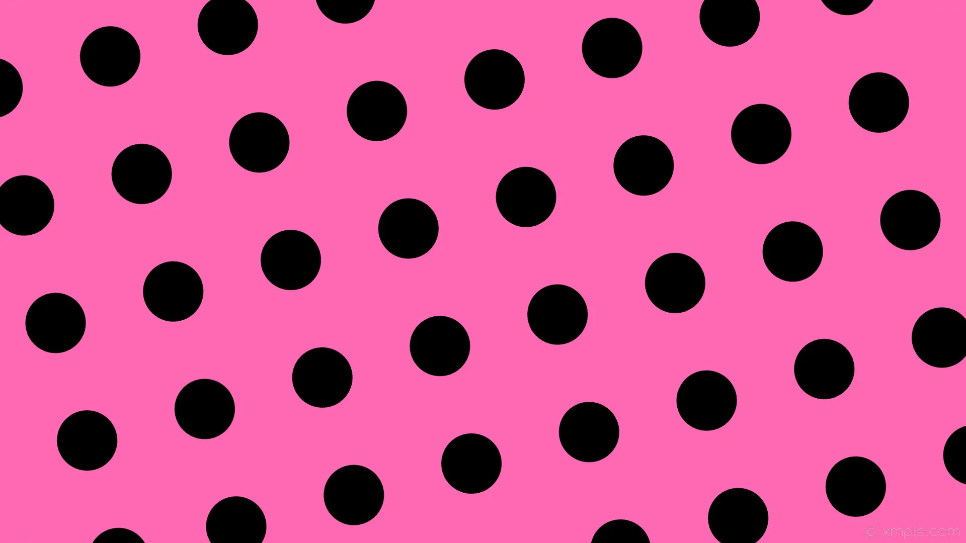 wallpaper polka dots spots pink black hot pink #ff69b4 #000000 195Â° 120px  242px