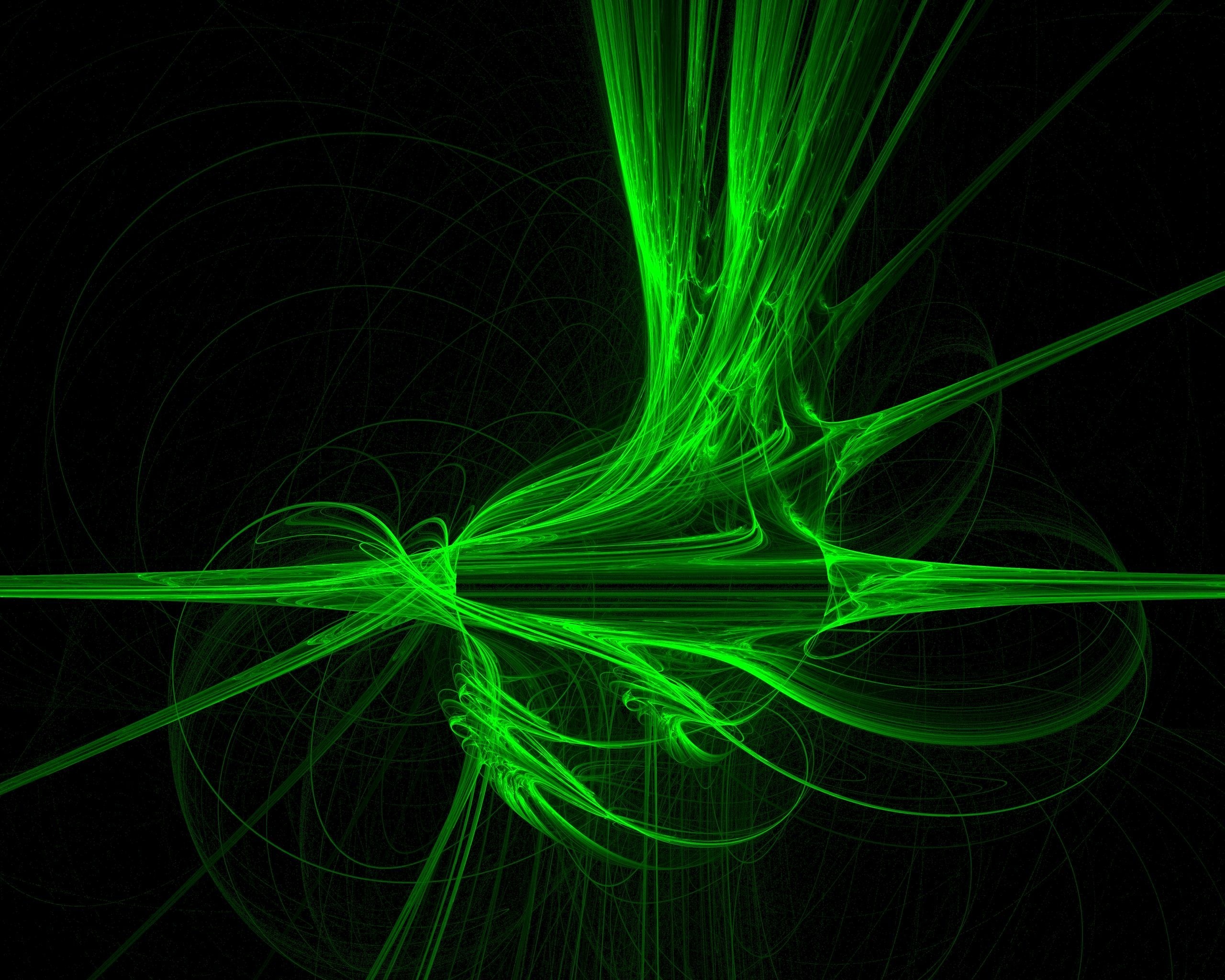 Abstract Green Artistic Colors Shapes Patterns Shades Texture Cgi Energy Abstract Wallpaper