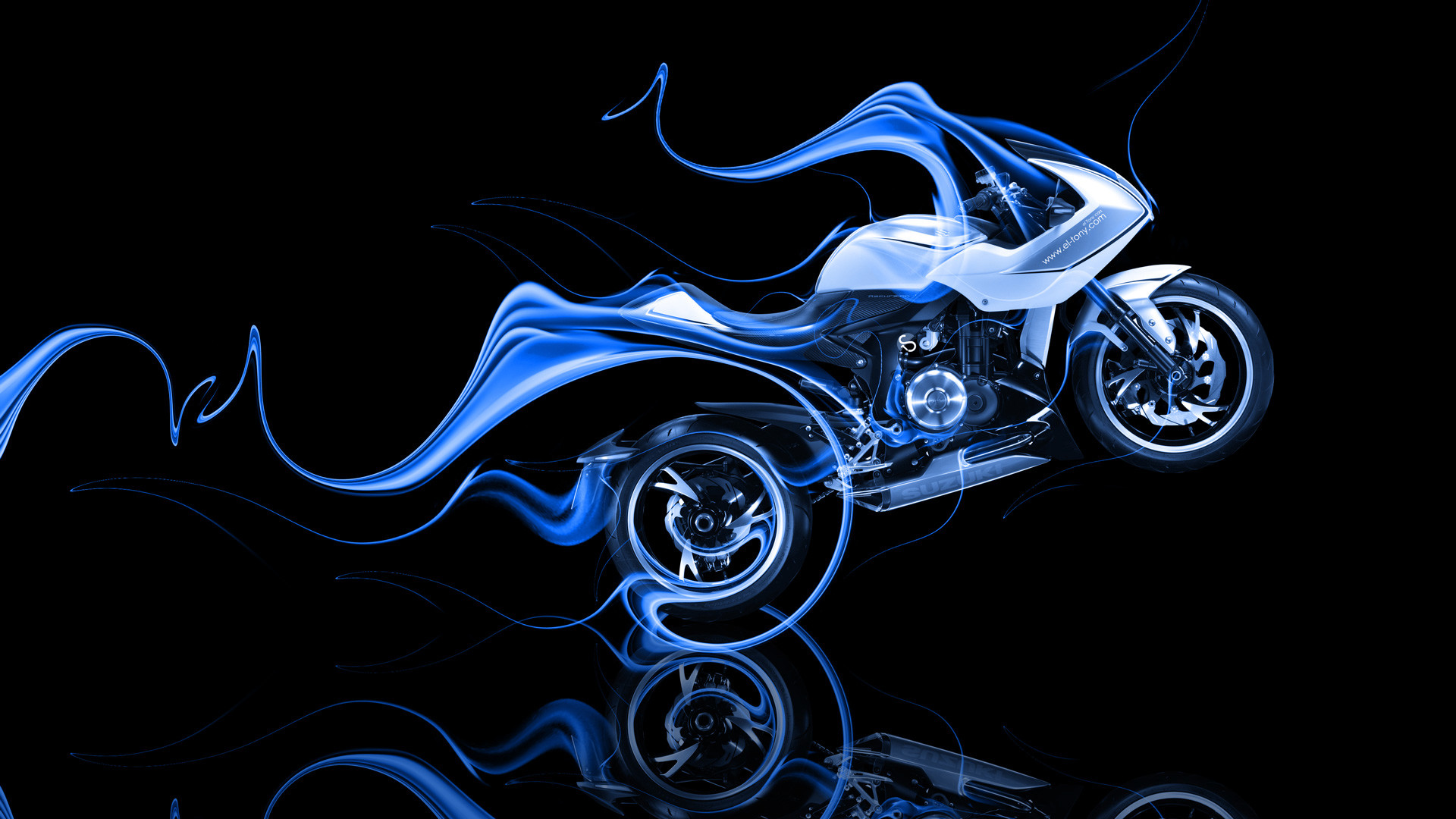Moto-Suzuki-Recursion-Side-Blue-Fire-Abstract