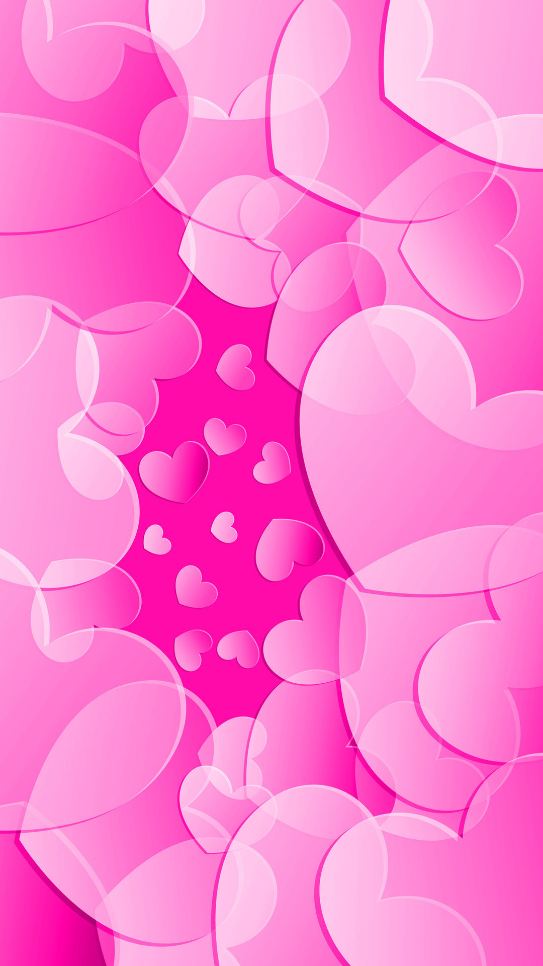 Im really in a Pink mood this week. Im Styling Pink Wallpapers for both Home and Lock Screens today. They are both full of hearts, is love in the air