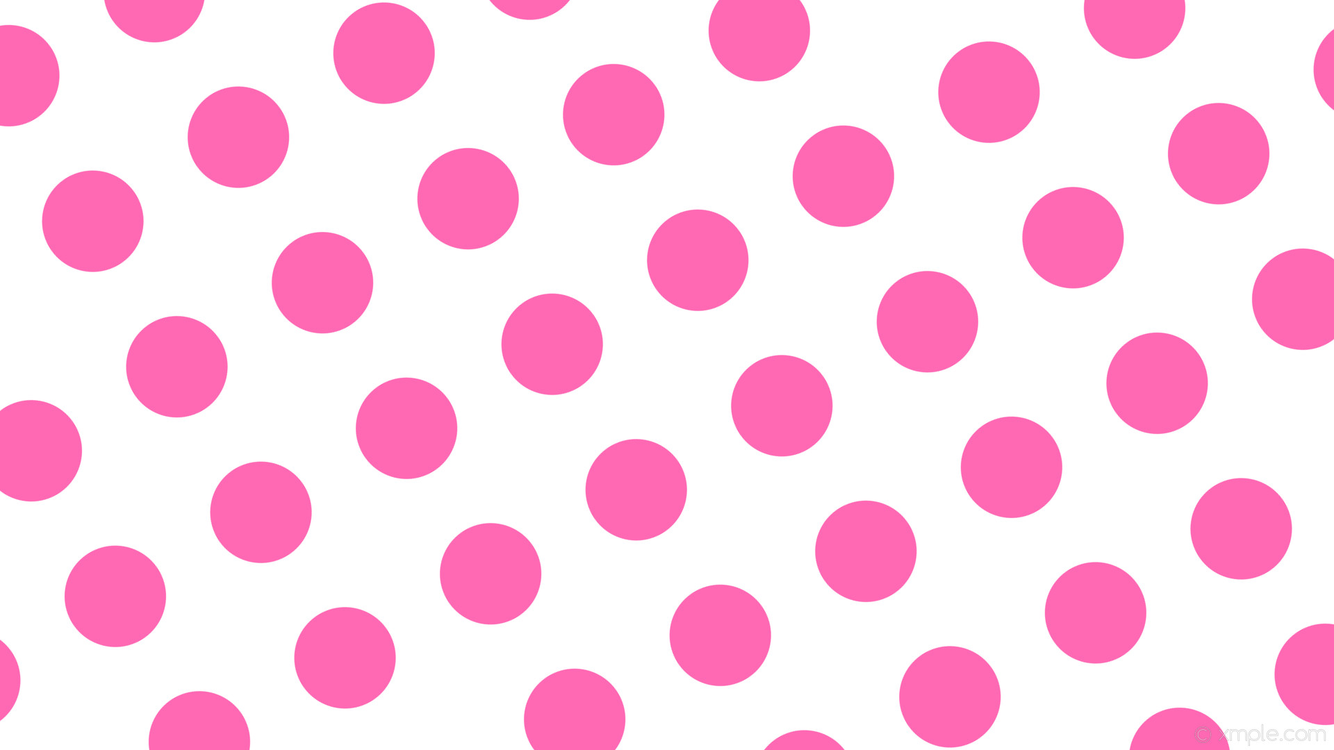 Wallpaper white polka dots spots pink hot pink #ffffff #ff69b4 210 146px 242px