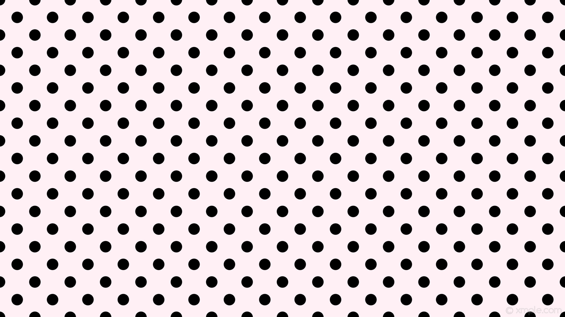 Wallpaper white spots black polka dots lavender blush #fff0f5 135 39px 85px