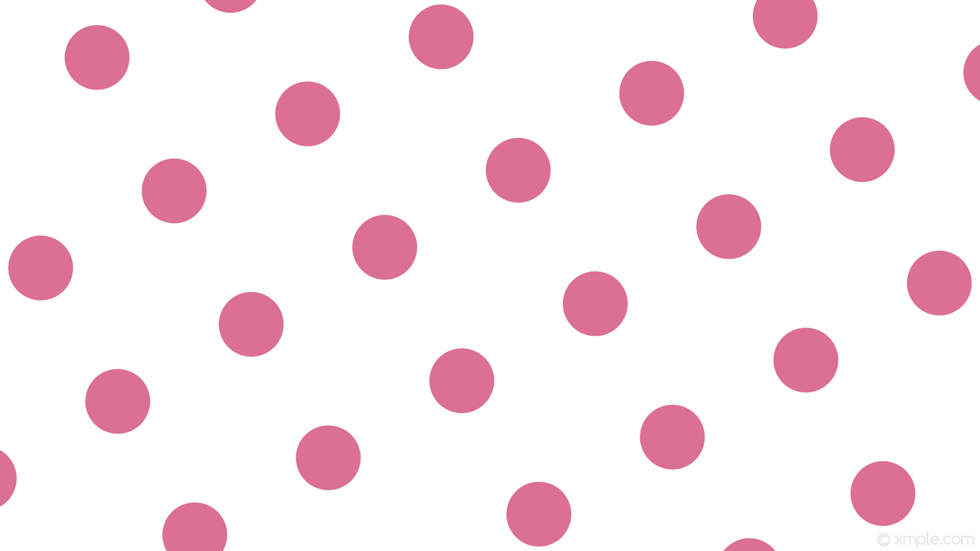 wallpaper white polka dots pink spots pale violet red #ffffff #db7093 210Â°  127px