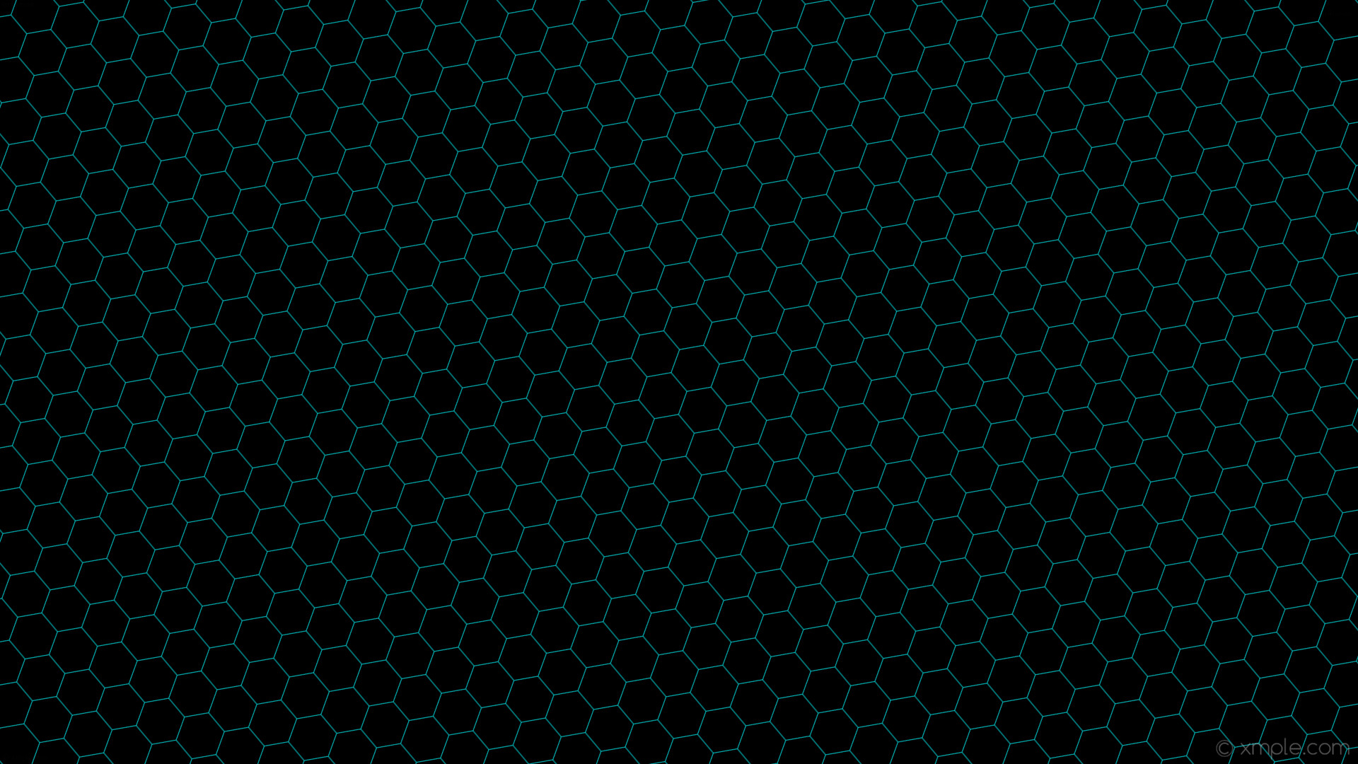 wallpaper honeycomb black blue hexagon beehive dark turquoise #000000  #00ced1 diagonal 40Â° 1px