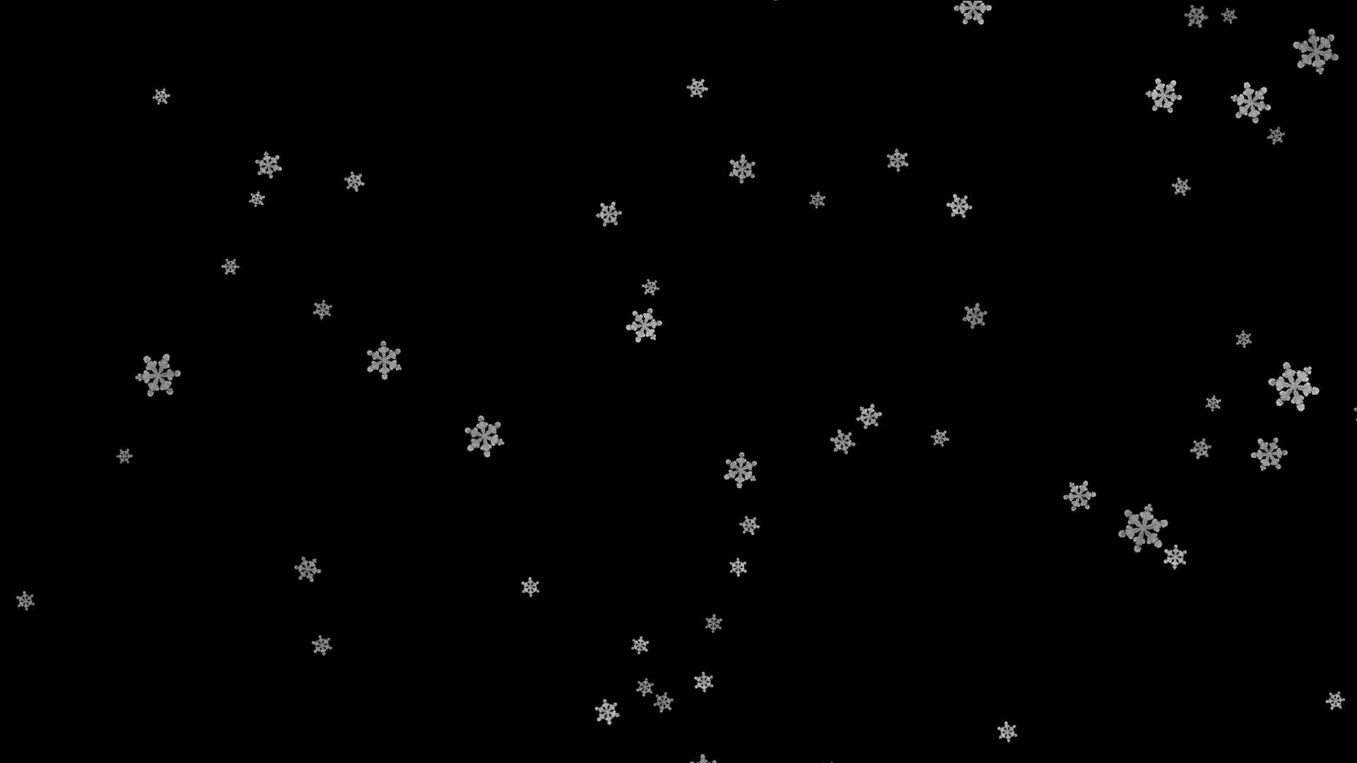Animated Snow-Black Background