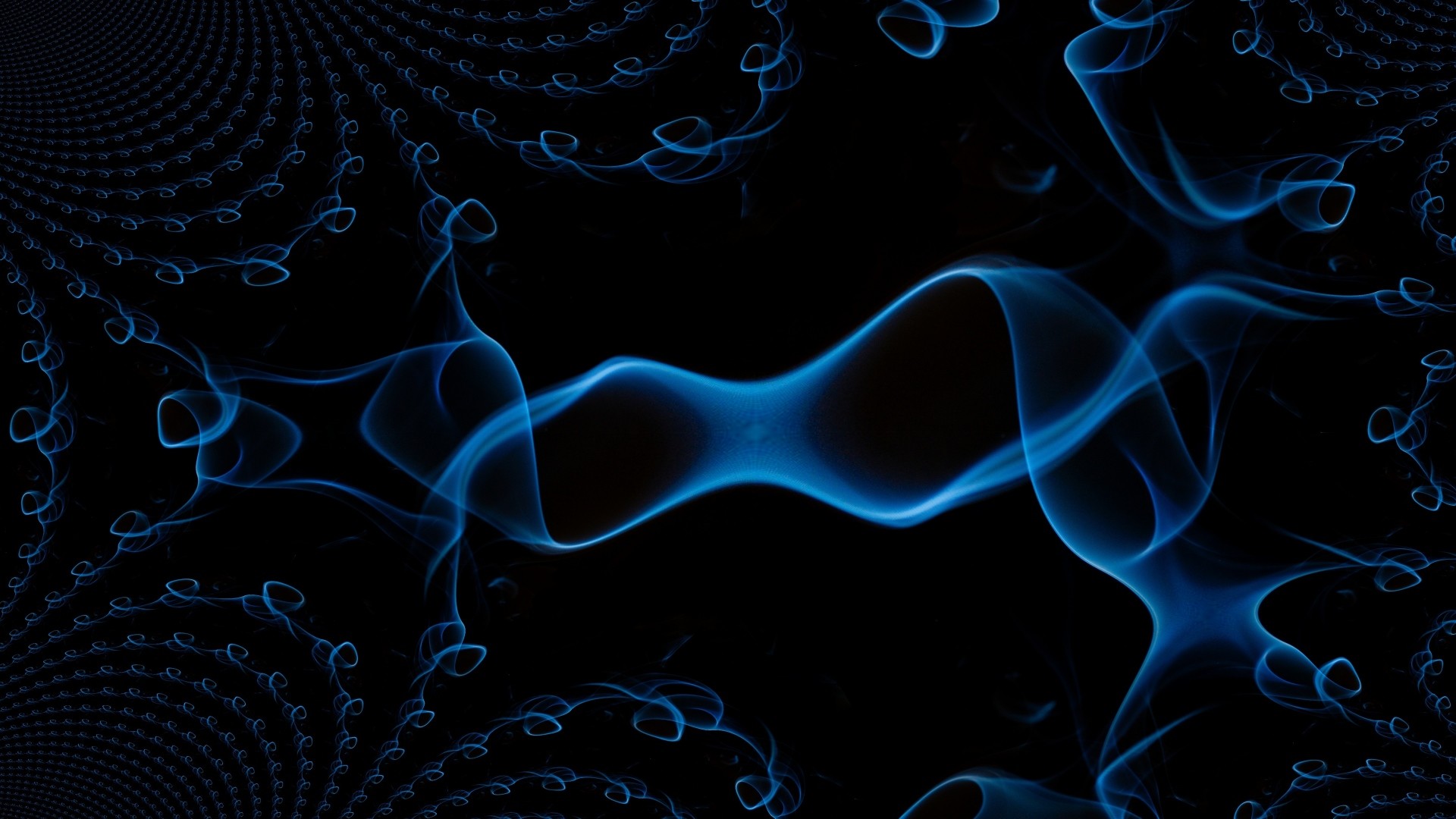 Preview wallpaper black background, smoke, line, abstraction 1920×1080