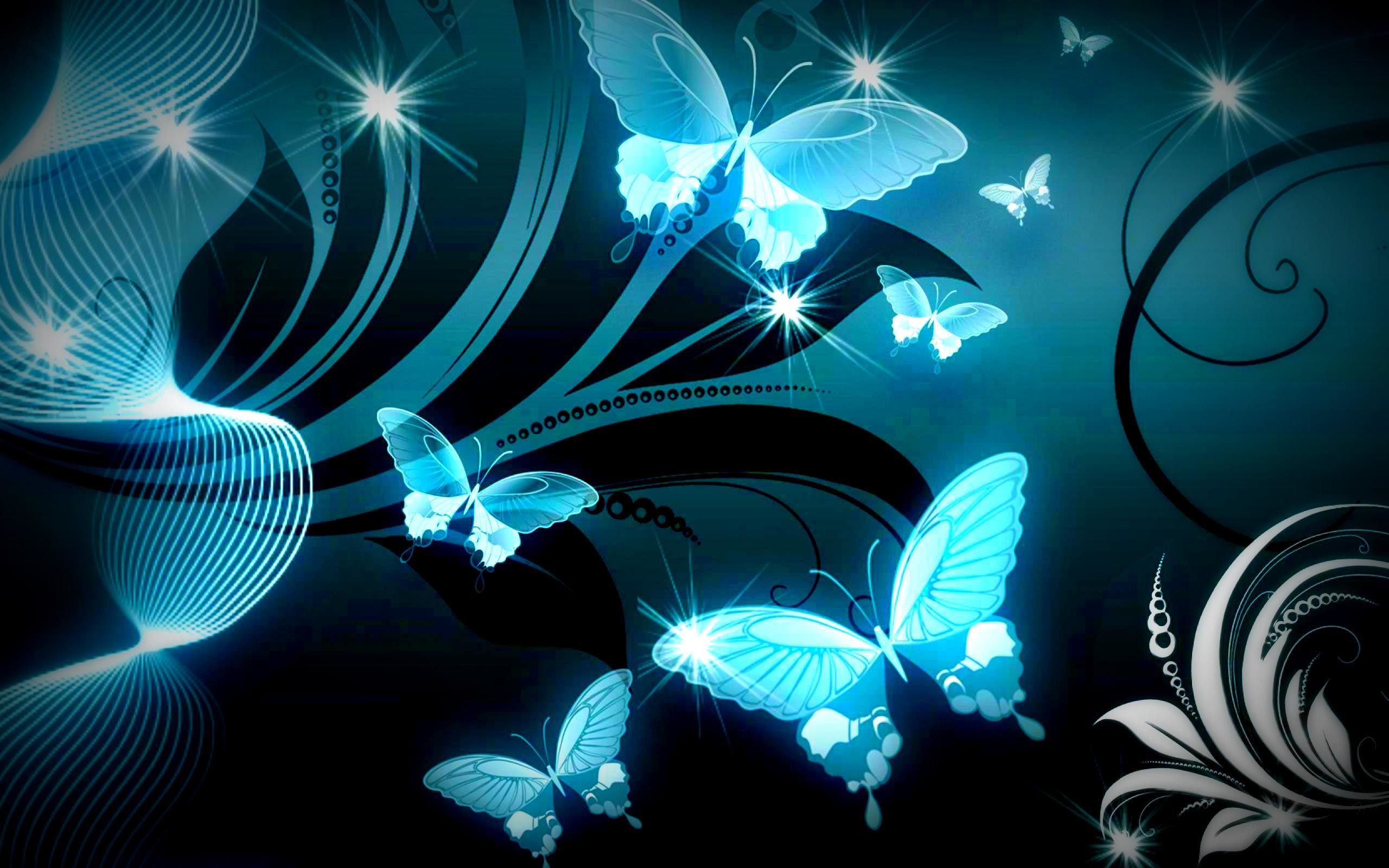 Blue Butterfly iPhone 4s Wallpapers Free Download