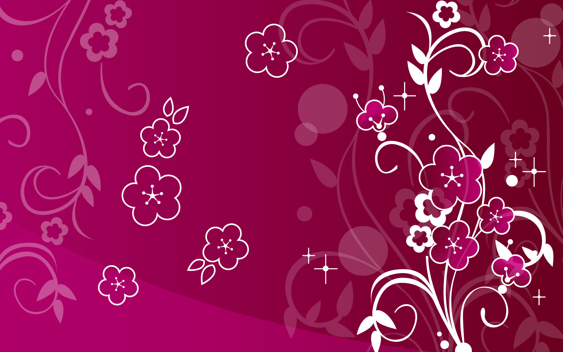 Purple Flowers Vector HD desktop wallpaper, Swirl wallpaper, Leaf wallpaper,  Petal wallpaper – Vector no.