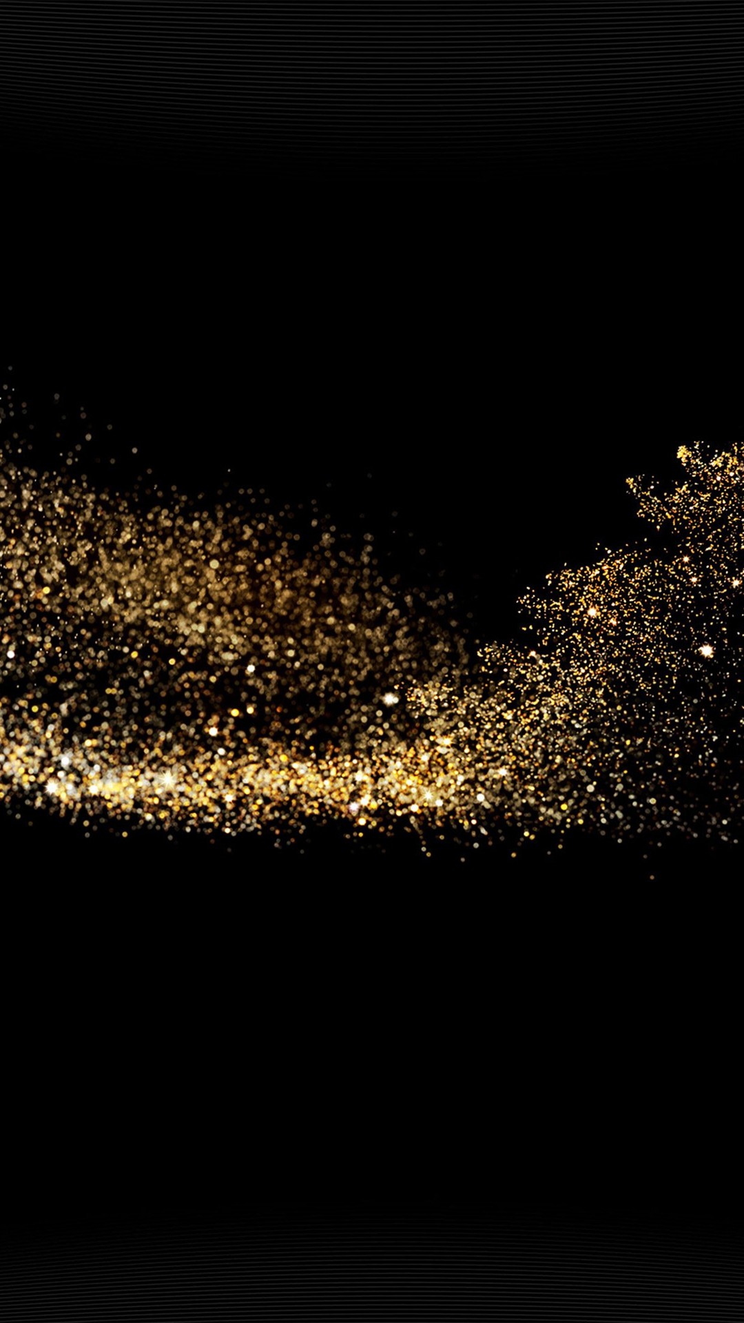 Gold Sparkle Beauty Dark Pattern #iPhone #6 #plus #wallpaper