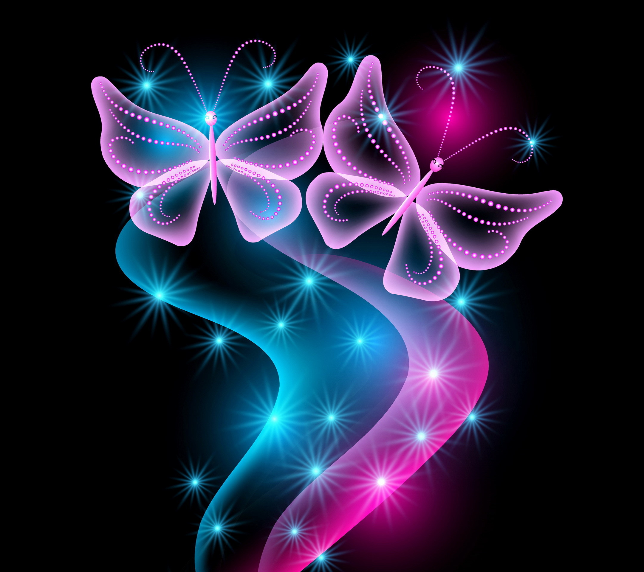 Free butterfly wallpaper for kindle fire hd , pink, sparkle,