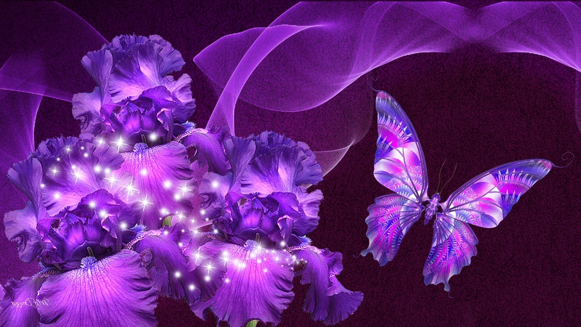 Purple Butterfly Wallpapers Mobile