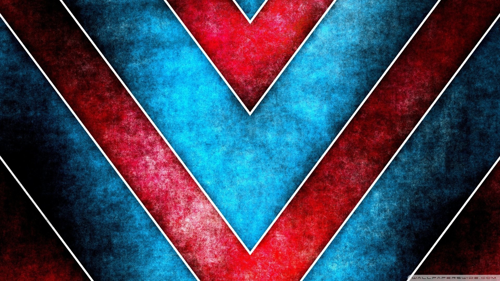 blue and red wallpaper