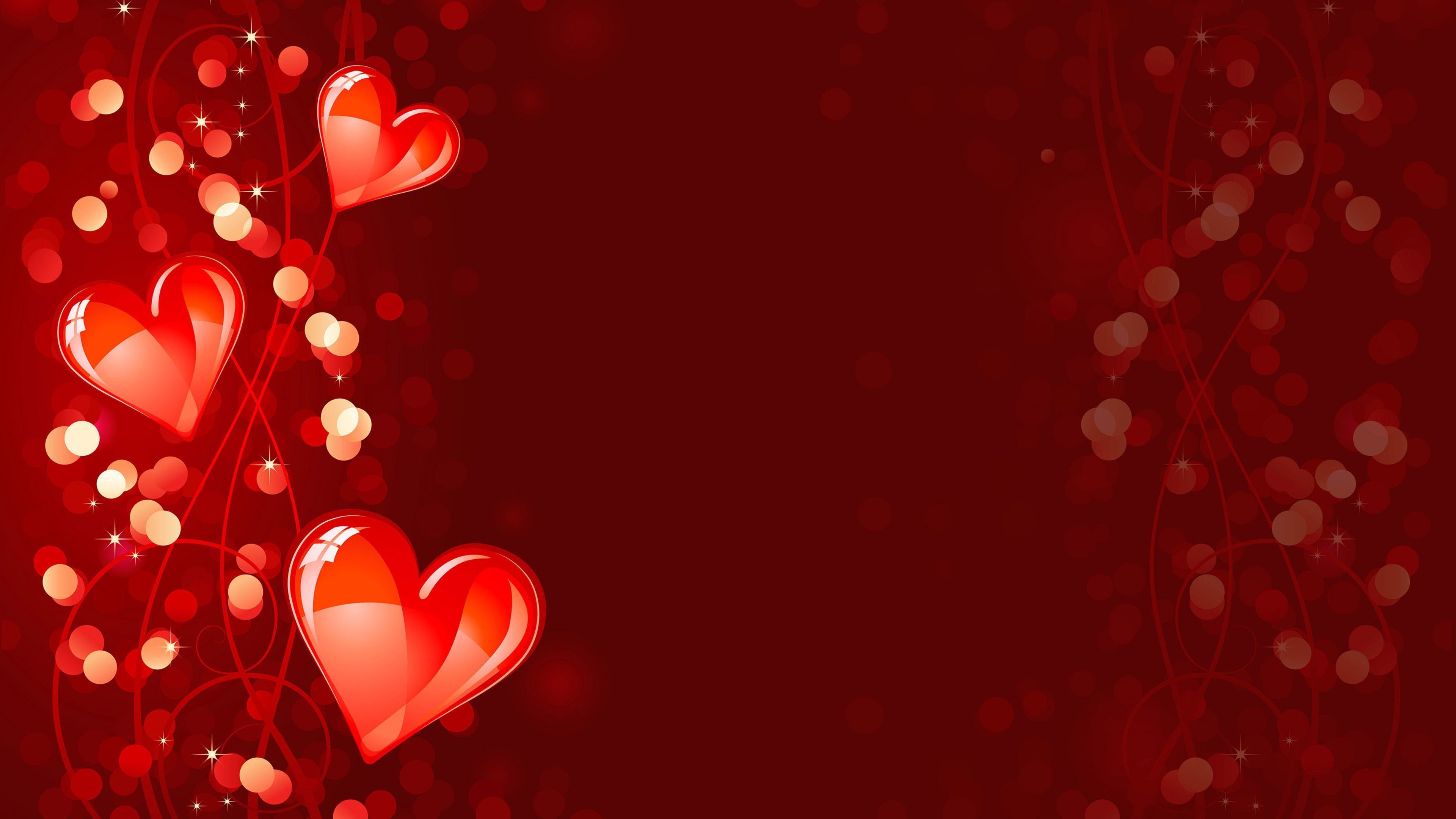 Red Heart Art Water Splash Love Wallpaper – HD Wallpapers 4K