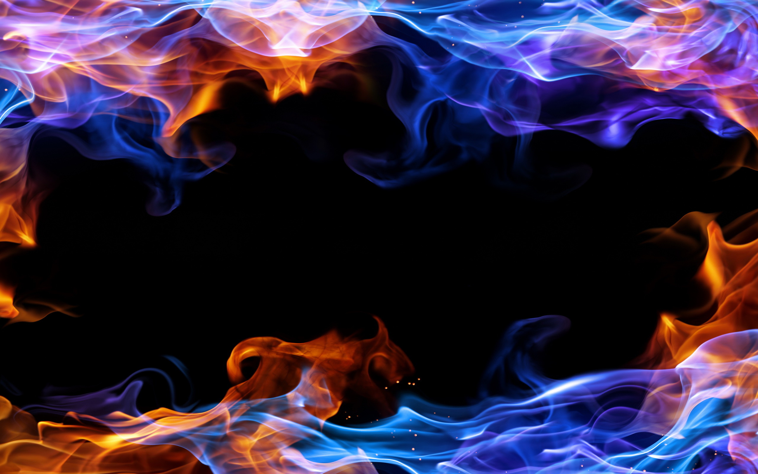 Fire frame background