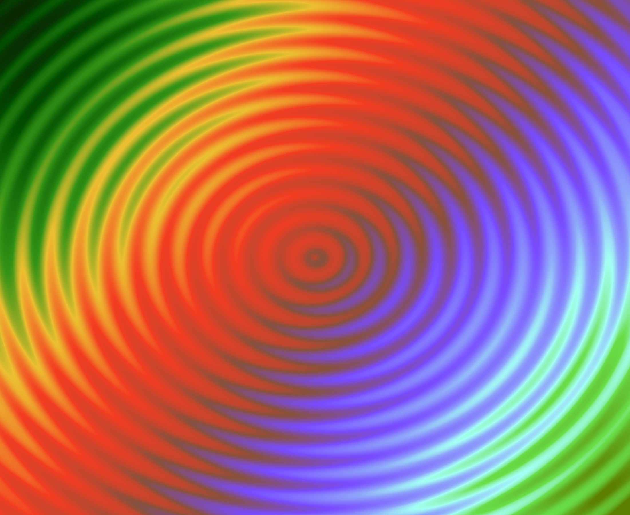 Wave atmosphere line green color circle background image rainbow rings shape repetition waves circles computer wallpaper