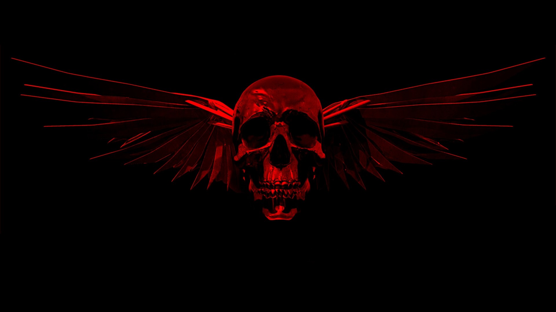 Red And Black Skull Wallpapers 44 Wallpapers