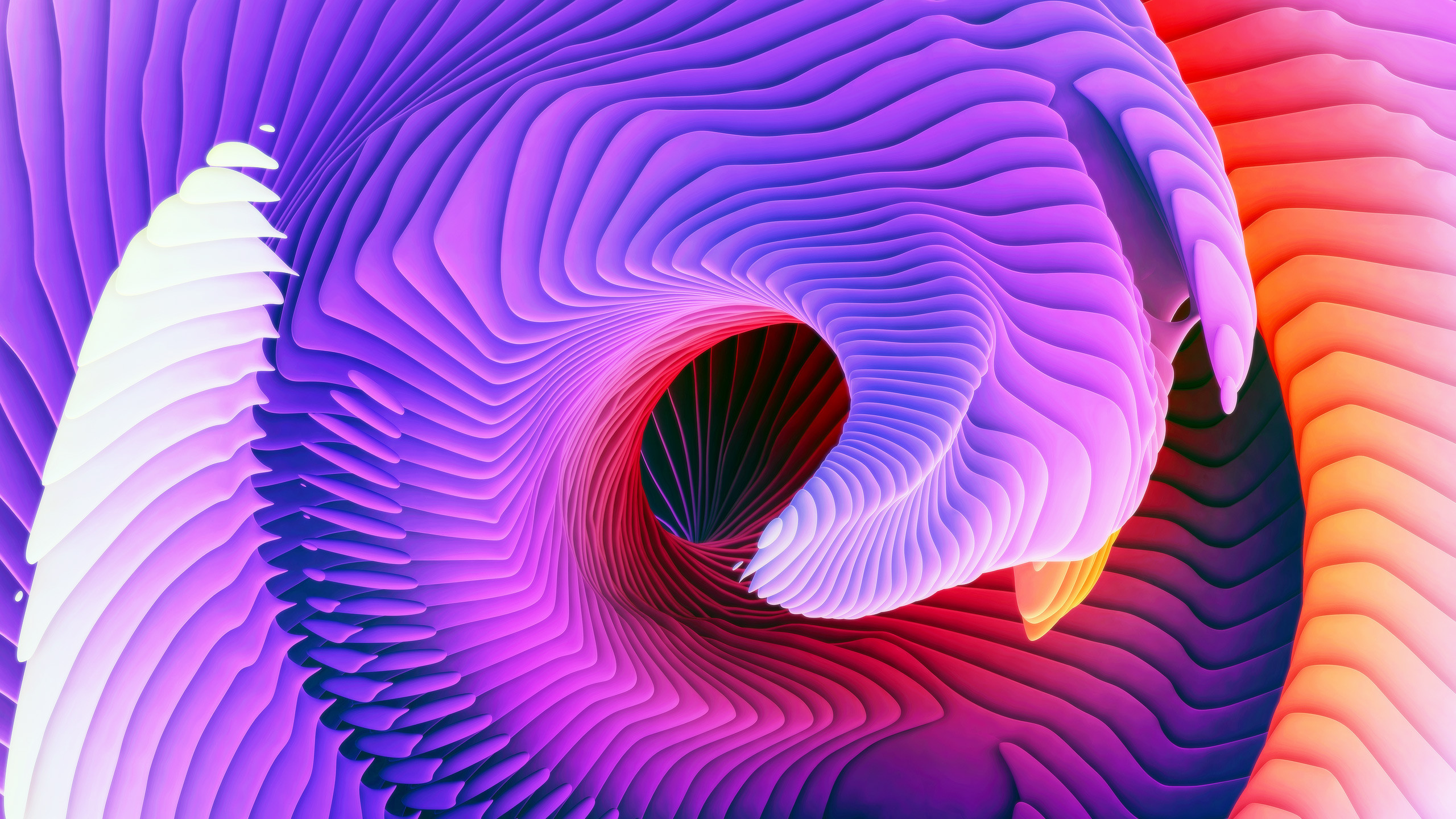 Spiral, Purple, HD