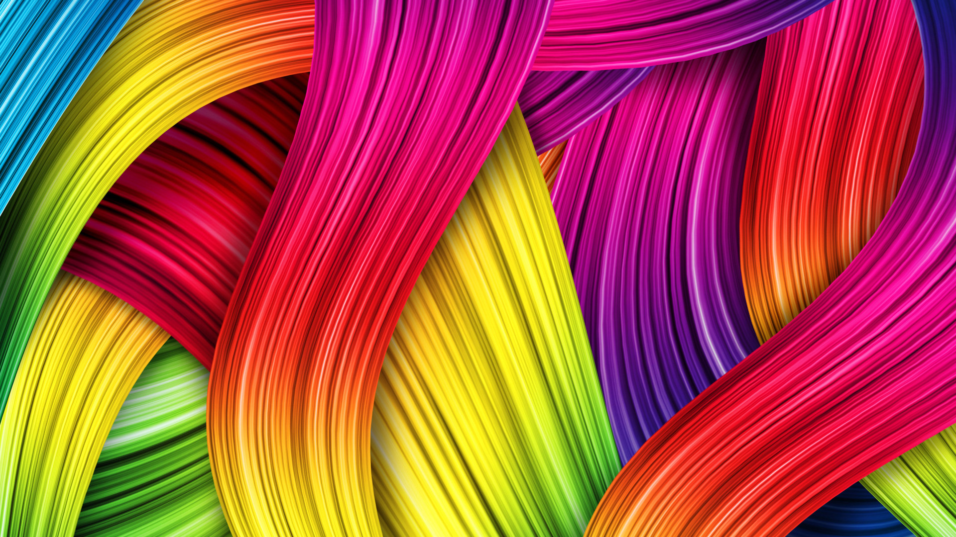 Animated Colorful Thread Wallpaper With Resolutions 19201080 Pixel