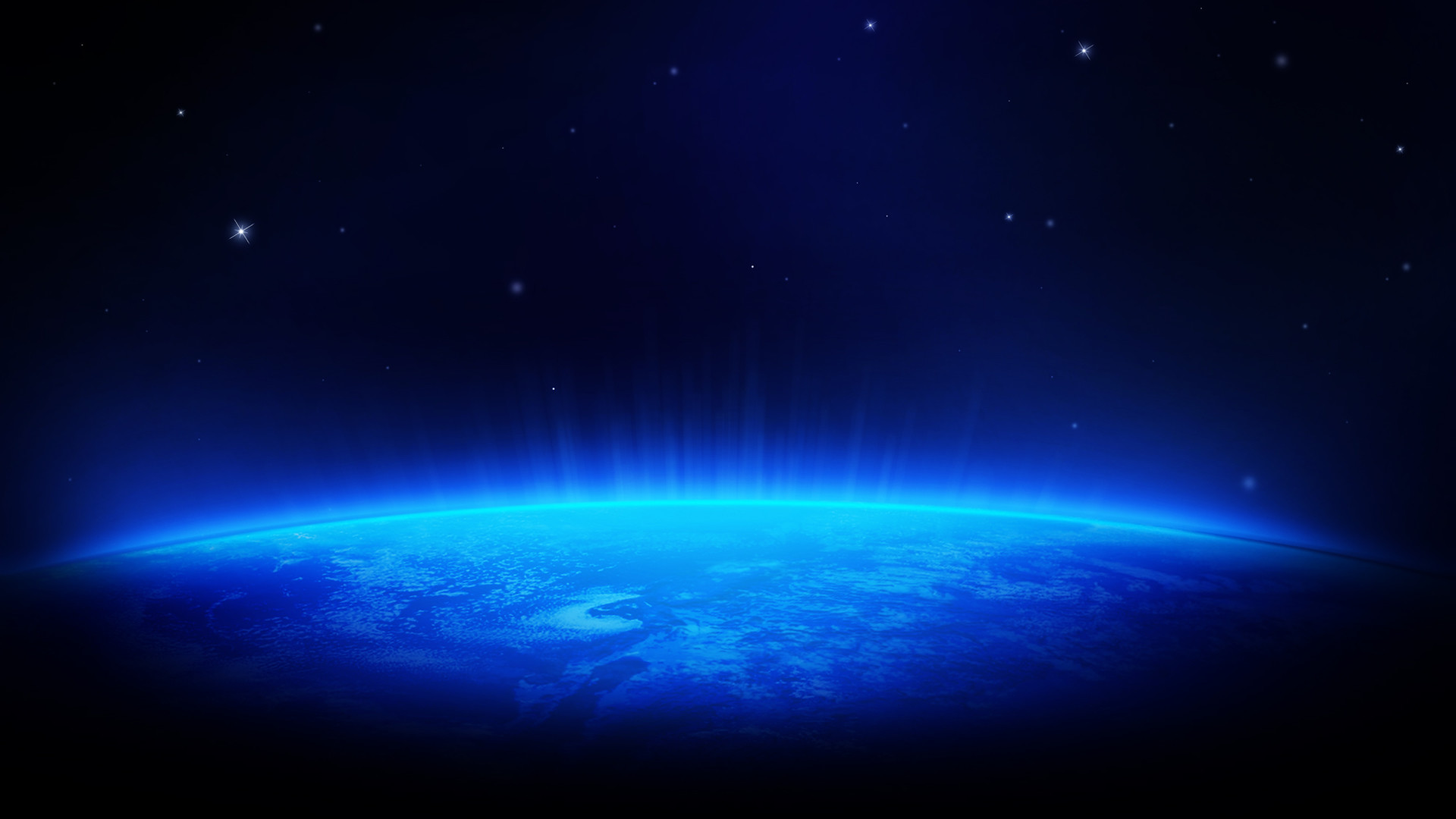 Blue Space HD Wallpaper 1080p HD Wallpapers