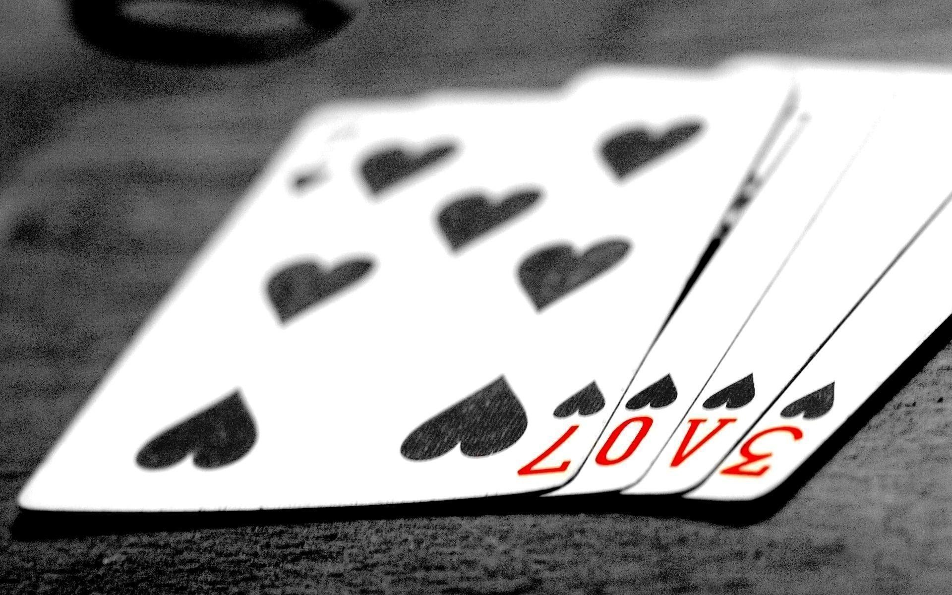 Black Love Playing Card Wallpaper Desktop #3514 Wallpaper | High .