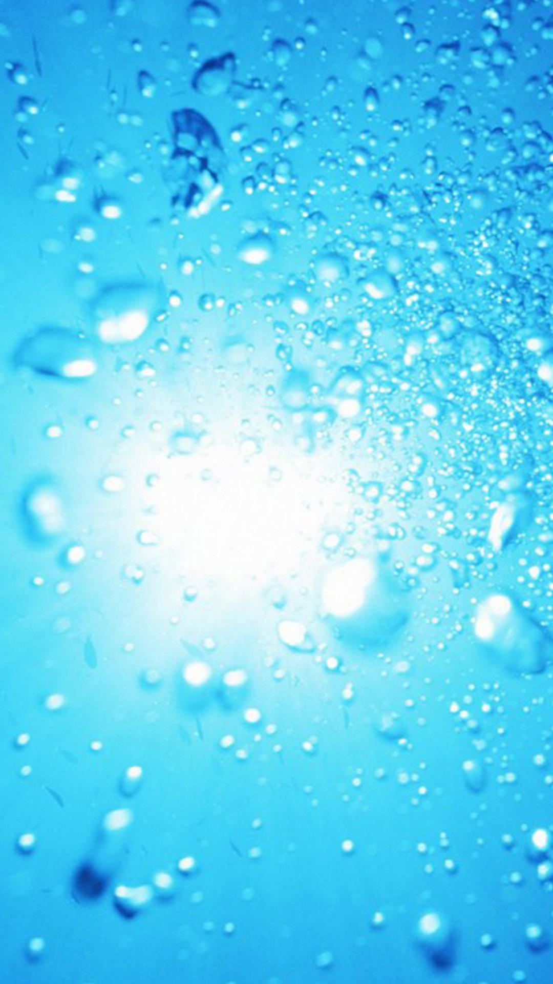 Light blue water droplets Samsung Galaxy Note 3 Wallpapers