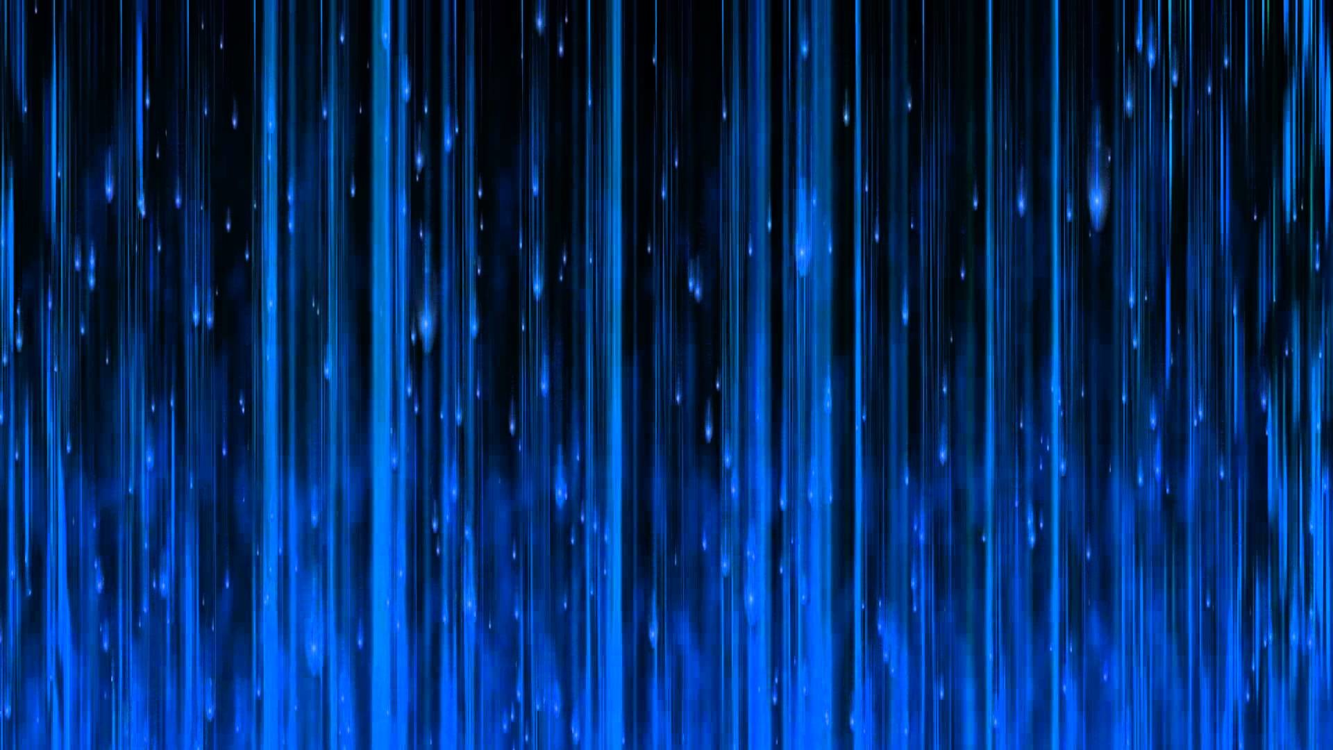 Blue Matrix Rain