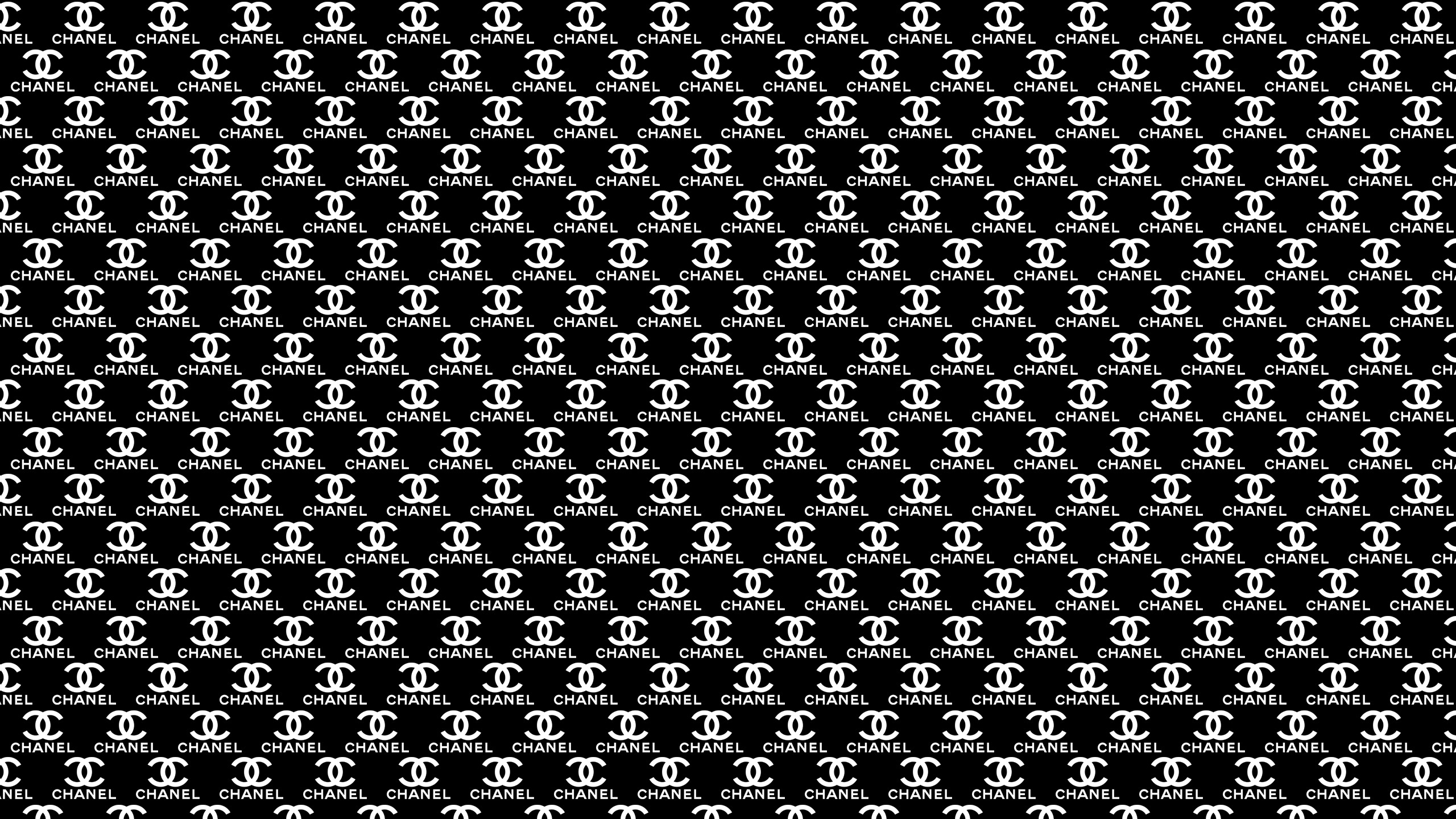 Black White Chanel Desktop Wallpaper