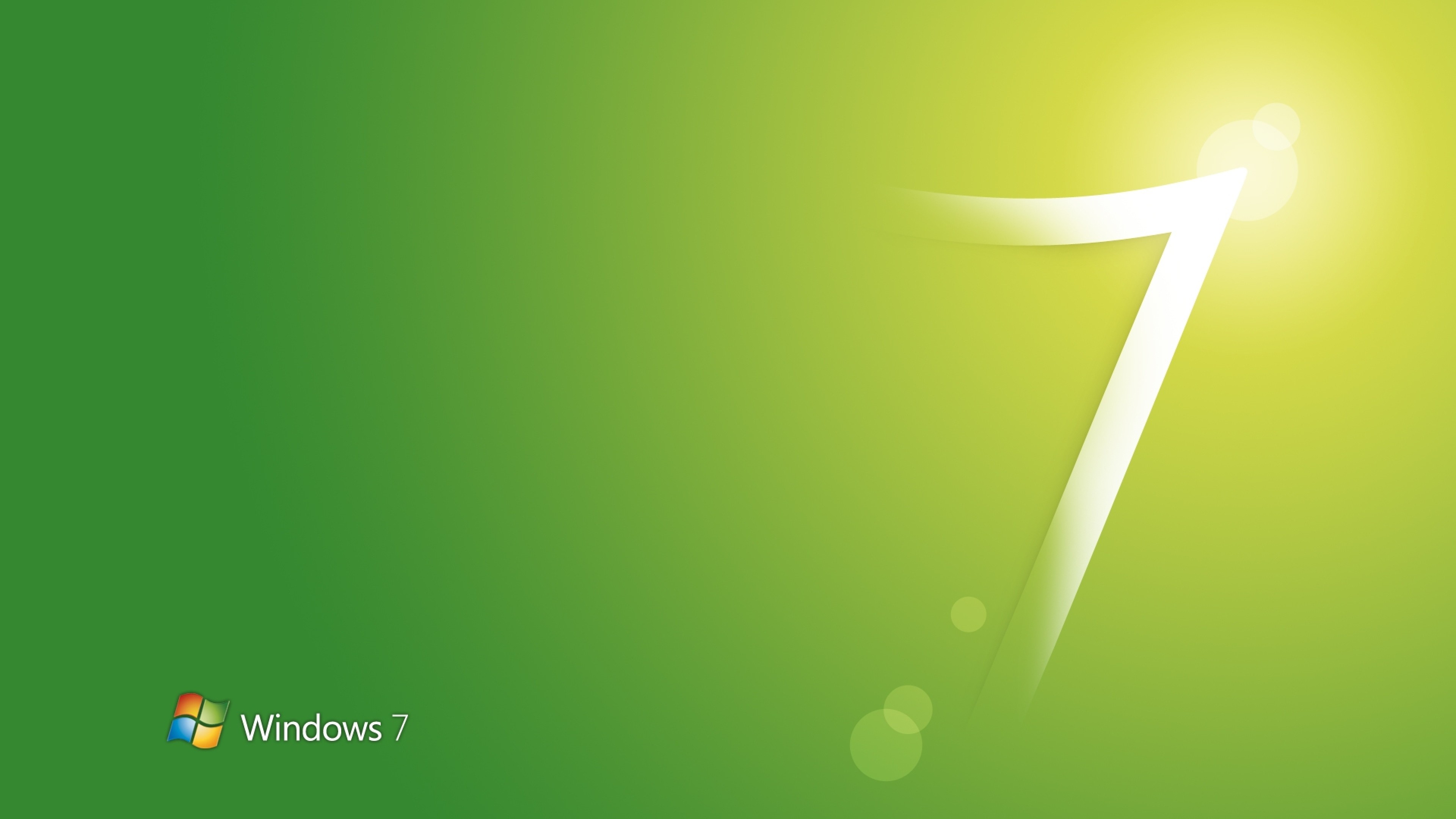 Wallpaper windows 7, green, white, os