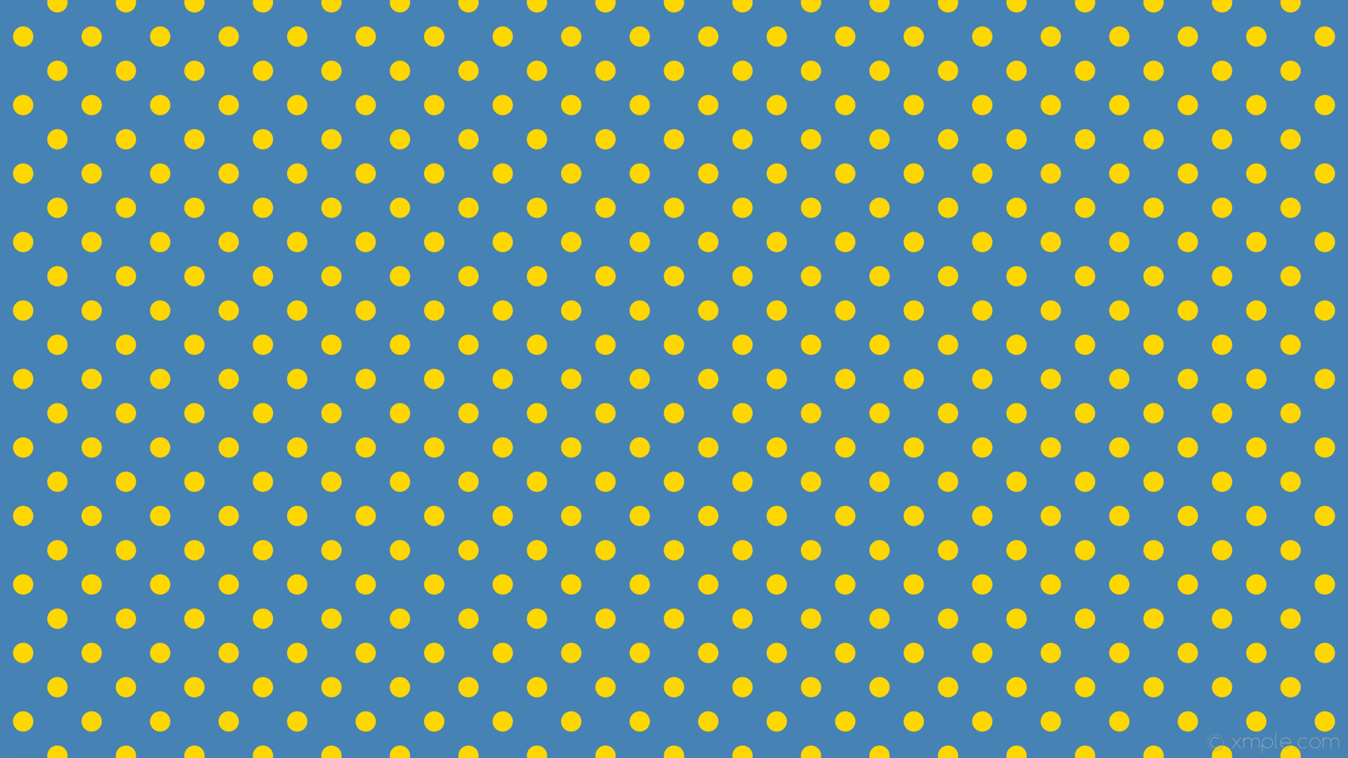wallpaper dots spots blue polka yellow steel blue gold #4682b4 #ffd700 315Â°  29px