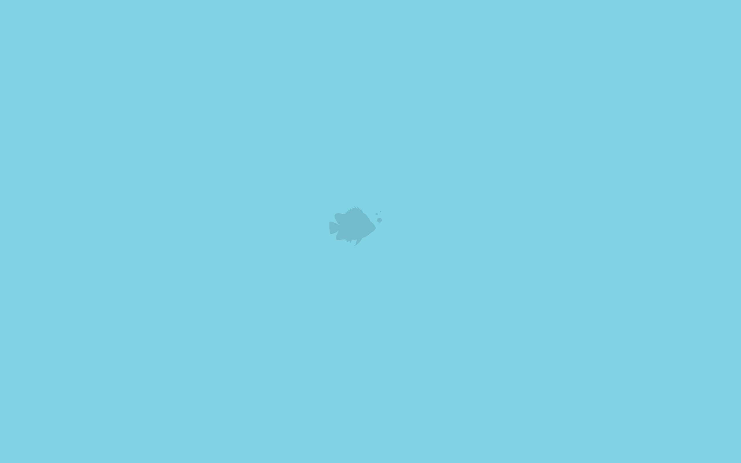 Background Fish Blue Minimalistic Computers Images